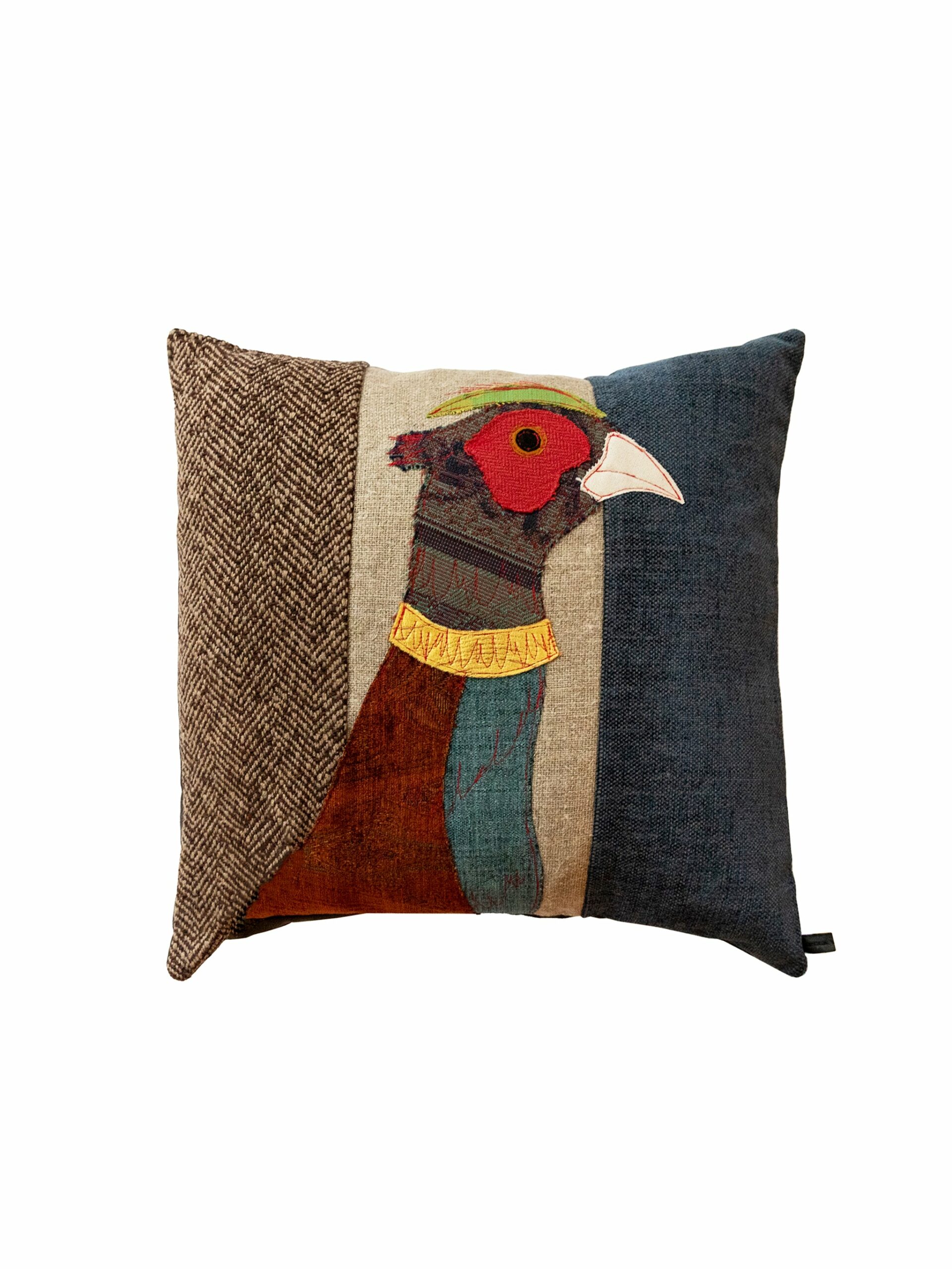 Carola van Dyke Pheasant Square Pillow