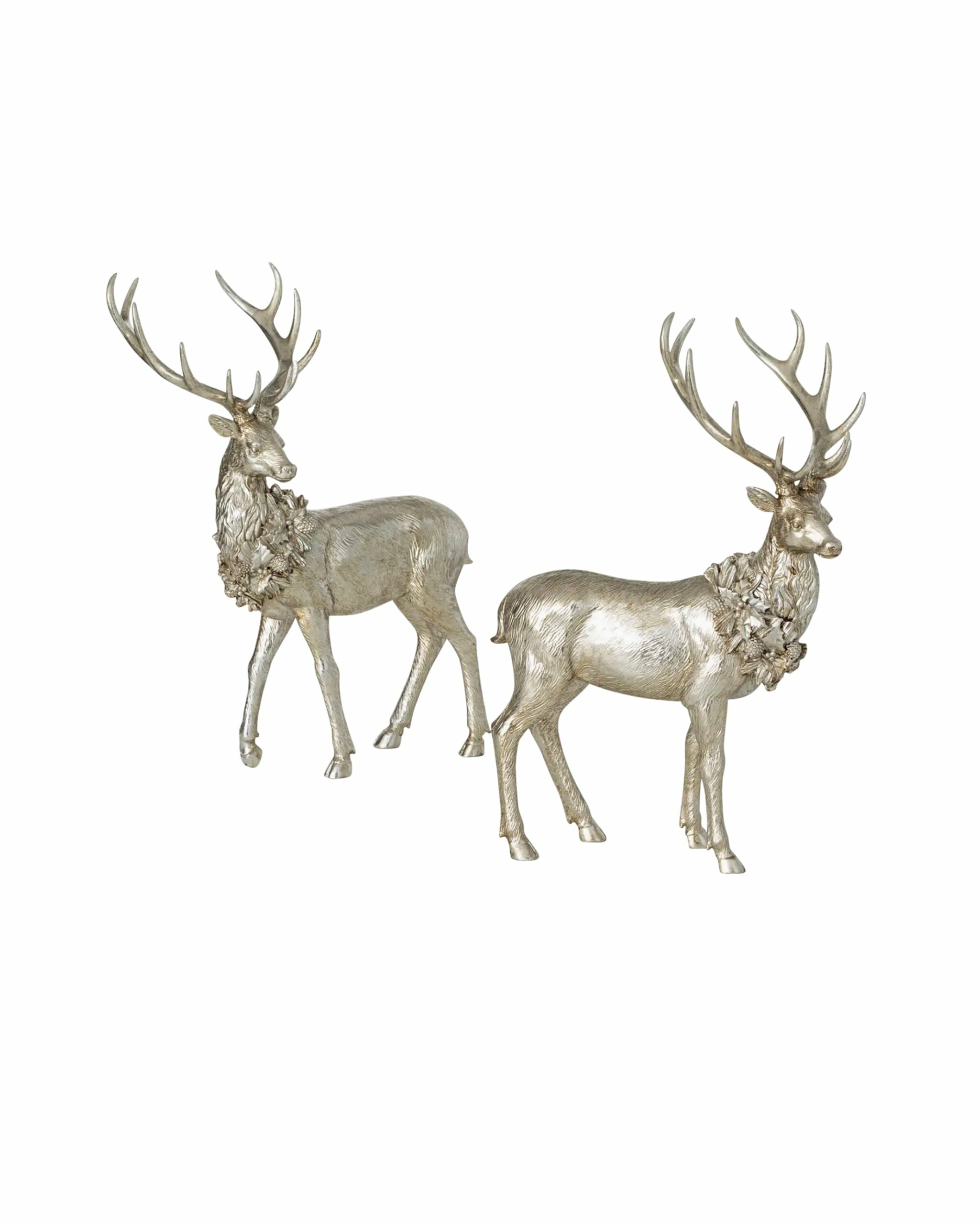 Champagne Stag Sculptures