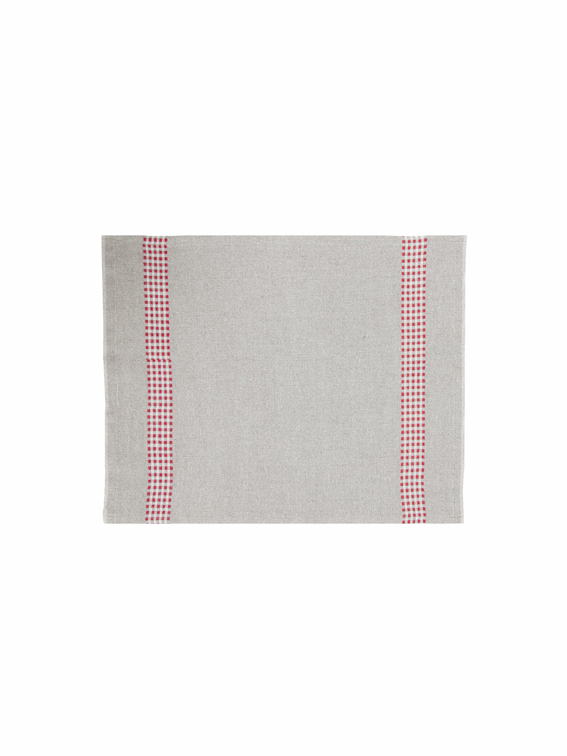 Charvet Editions Vichy Red Linens