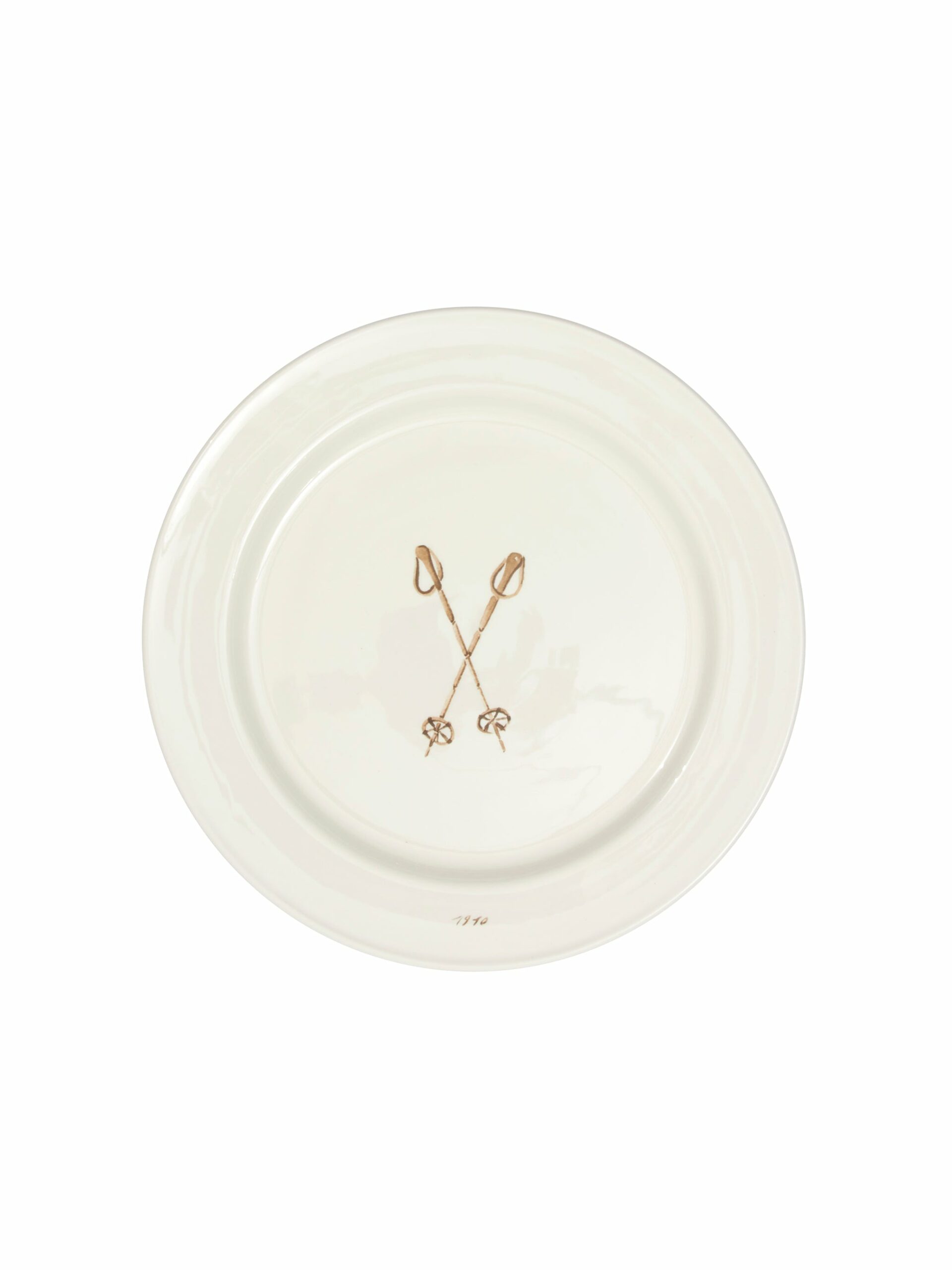 Chehoma Acentielle Ski Dinner Plate