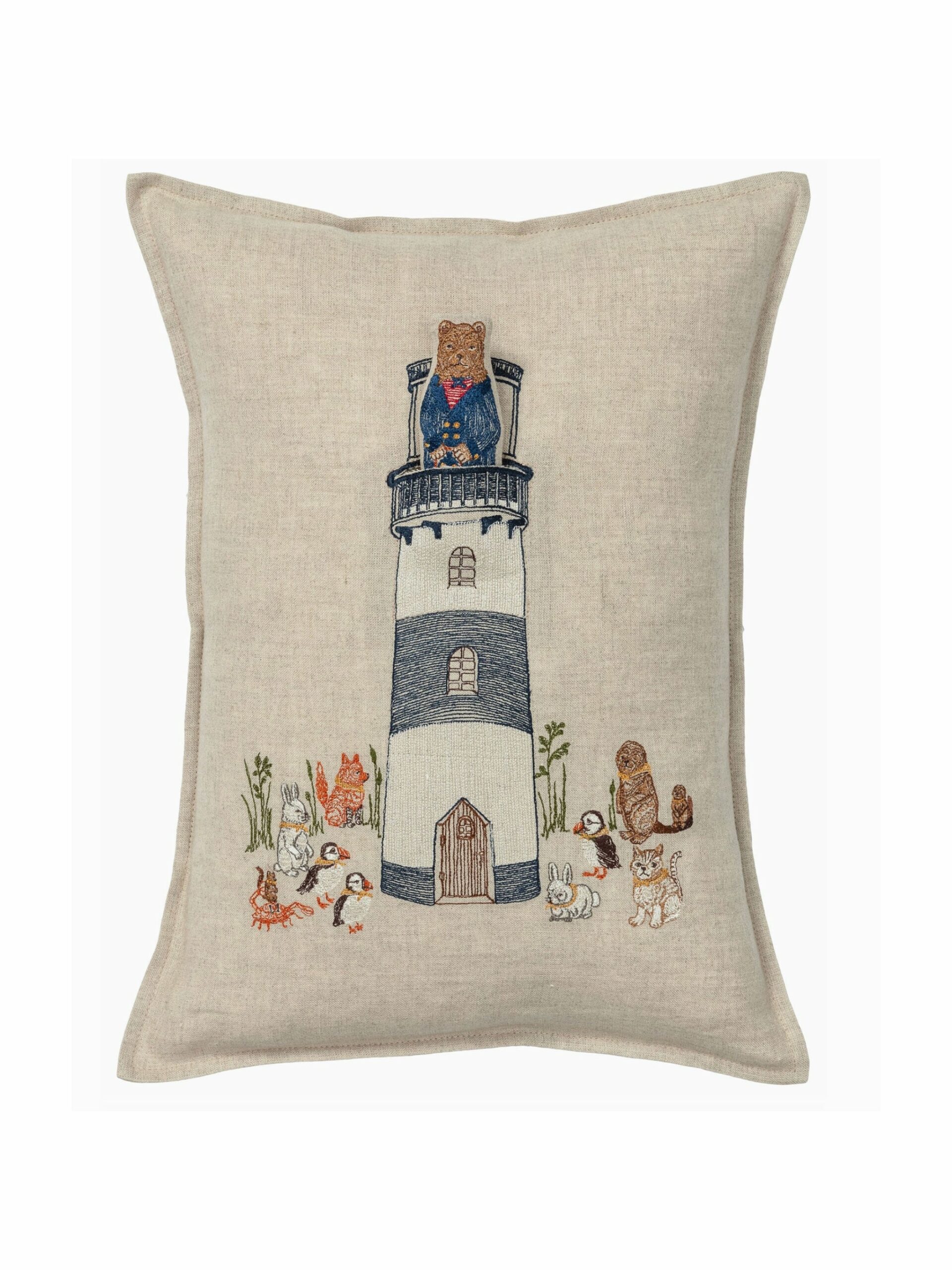 Coral & Tusk Lighthouse Friends Pocket Pillow