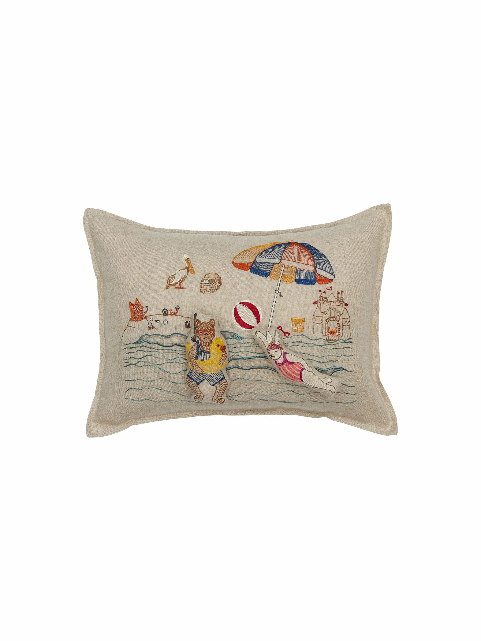 Coral & Tusk Day at the Beach Pocket Pillow