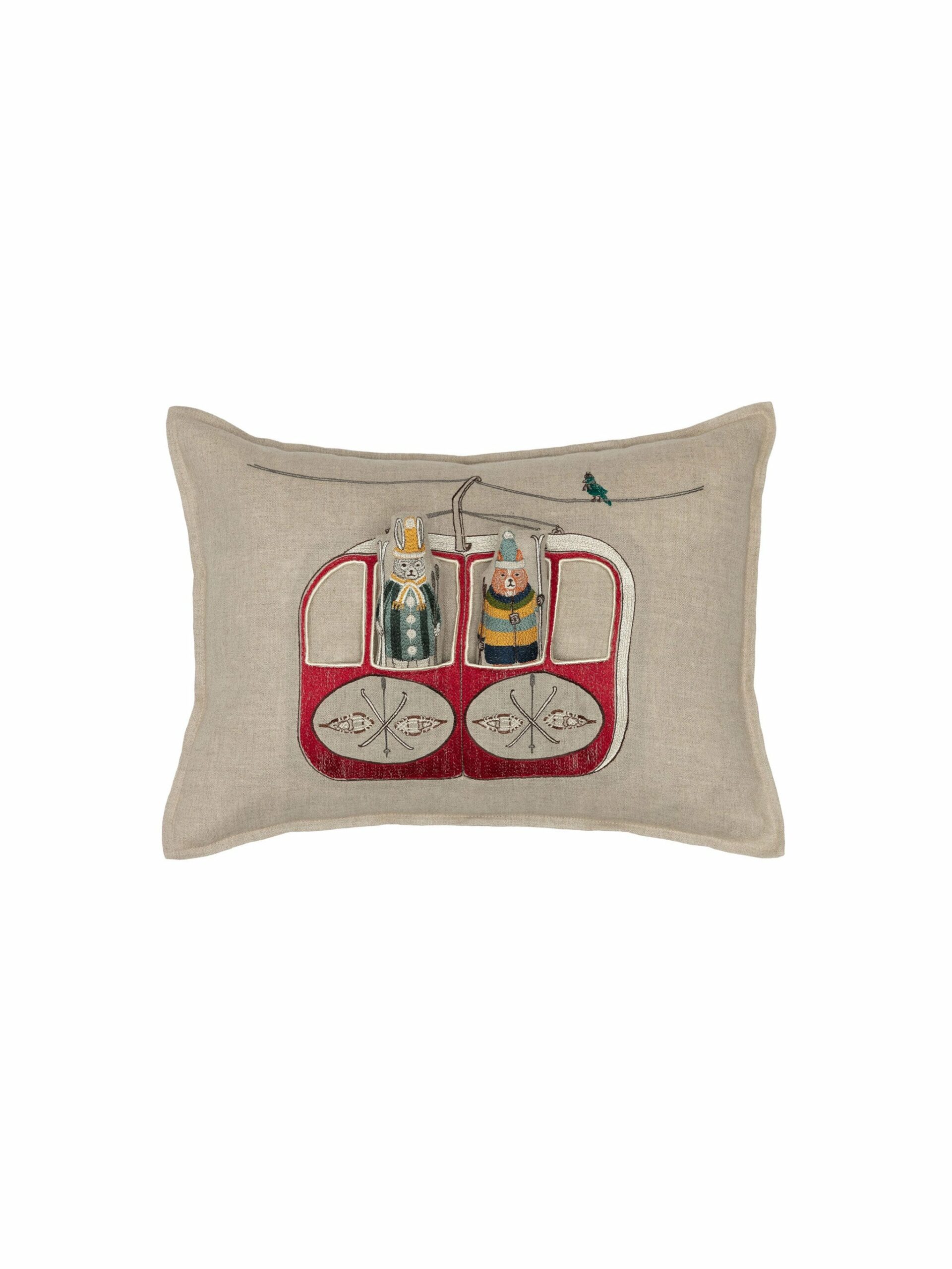 Coral & Tusk Gondola Ski Lift Pocket Pillow