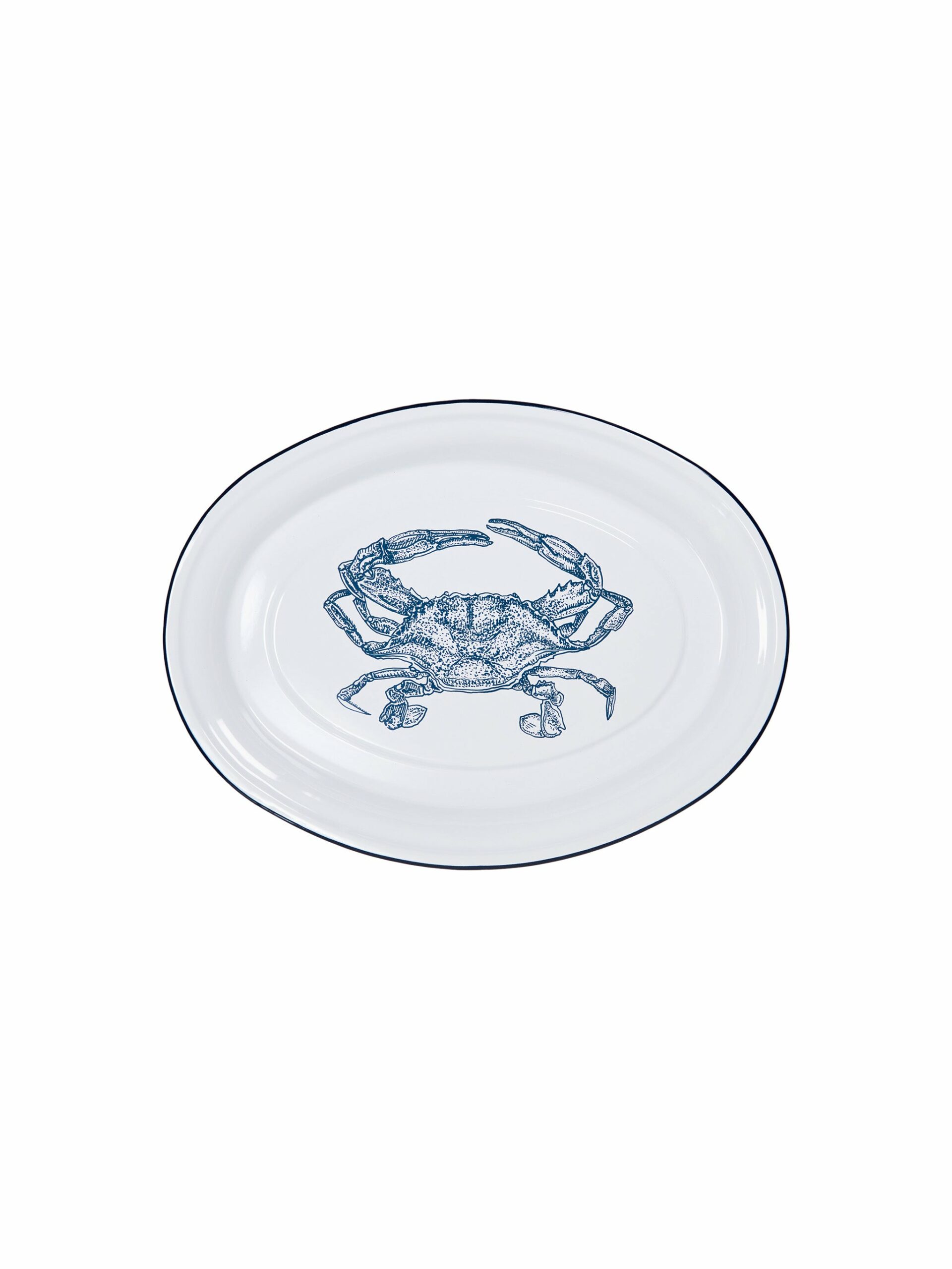 Crow Canyon Crab Oval Tray