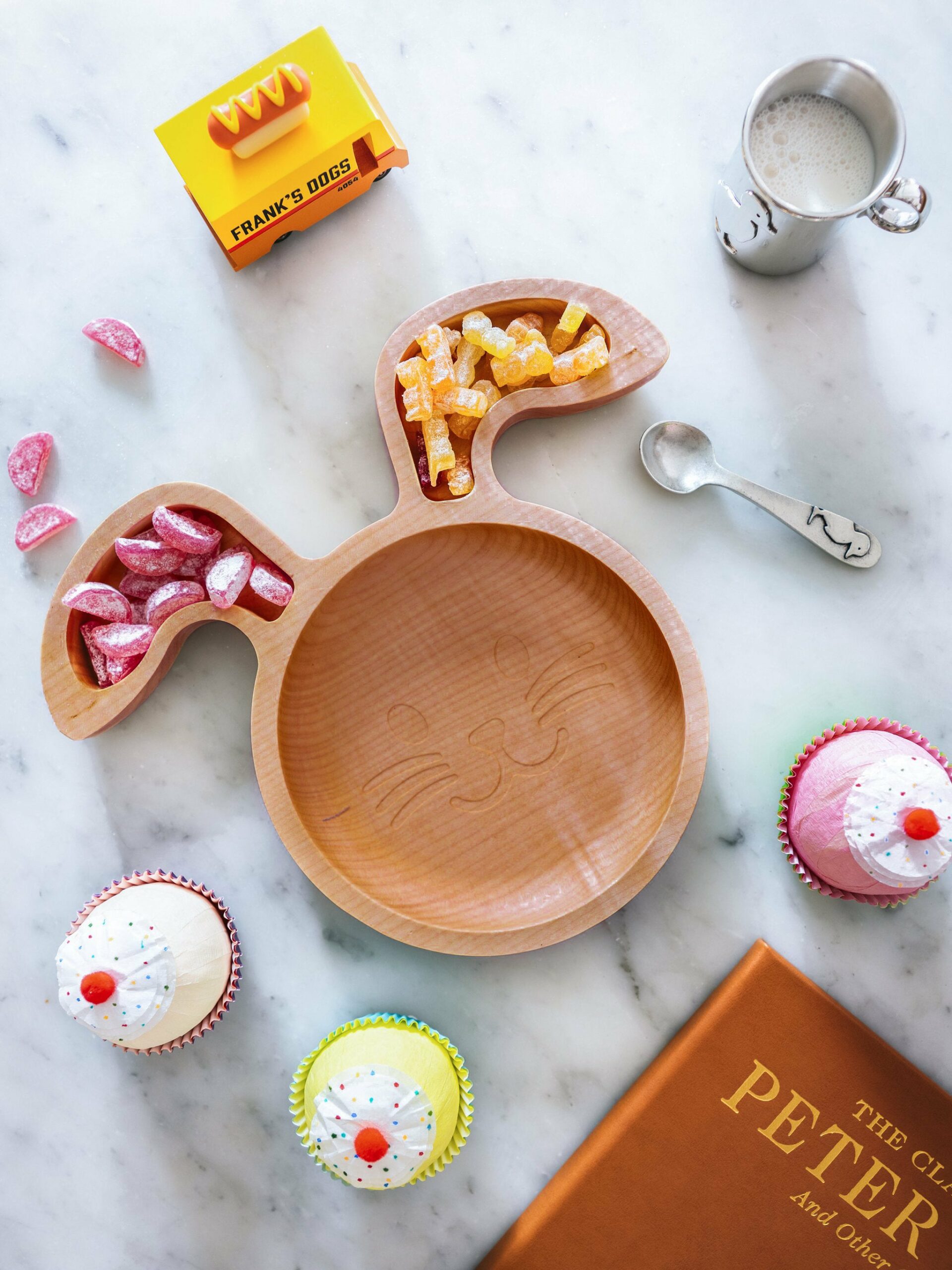 Eco-Friendly Wooden Rabbit Child Plate