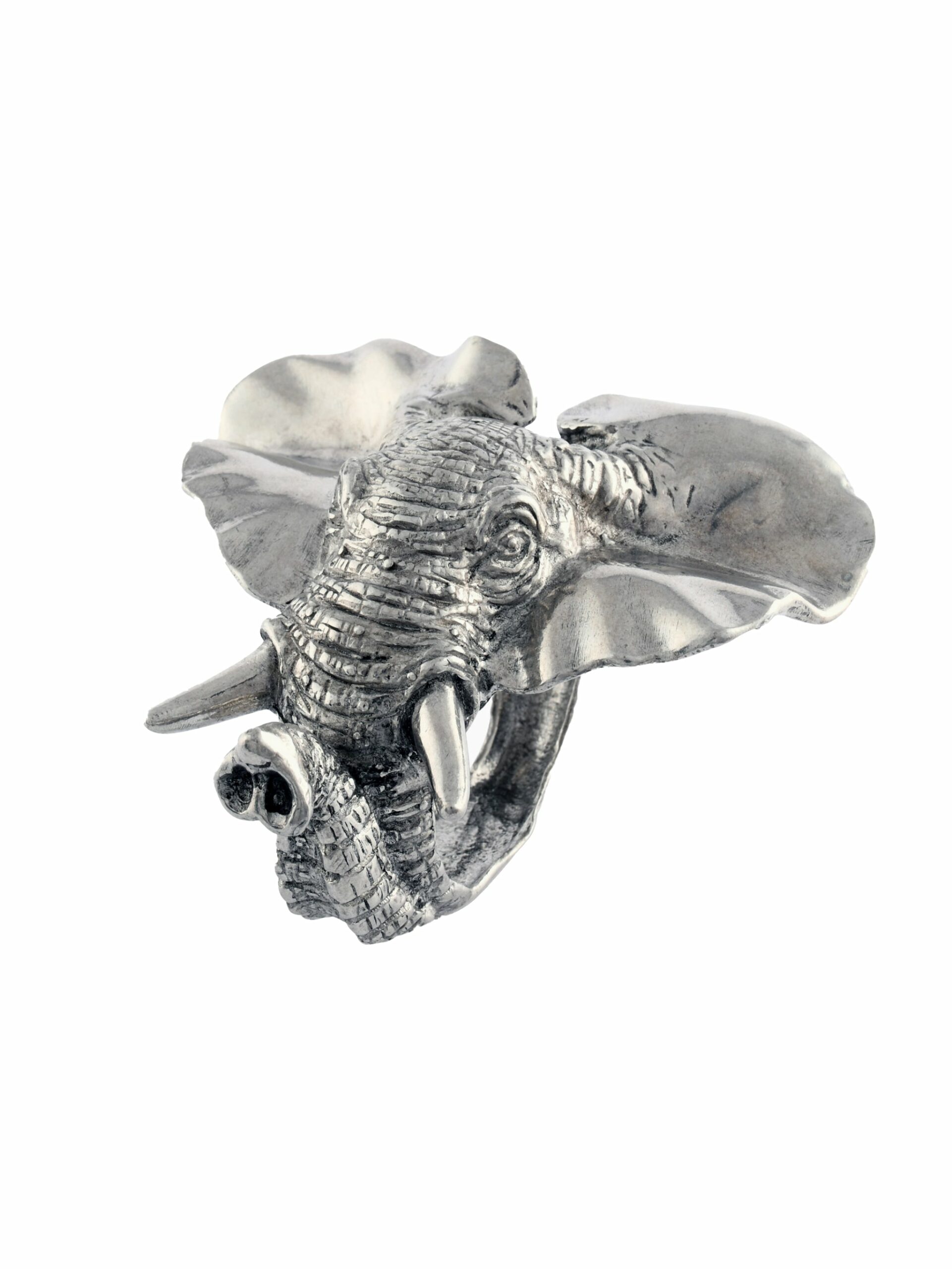 Elephant Pewter Napkin Rings