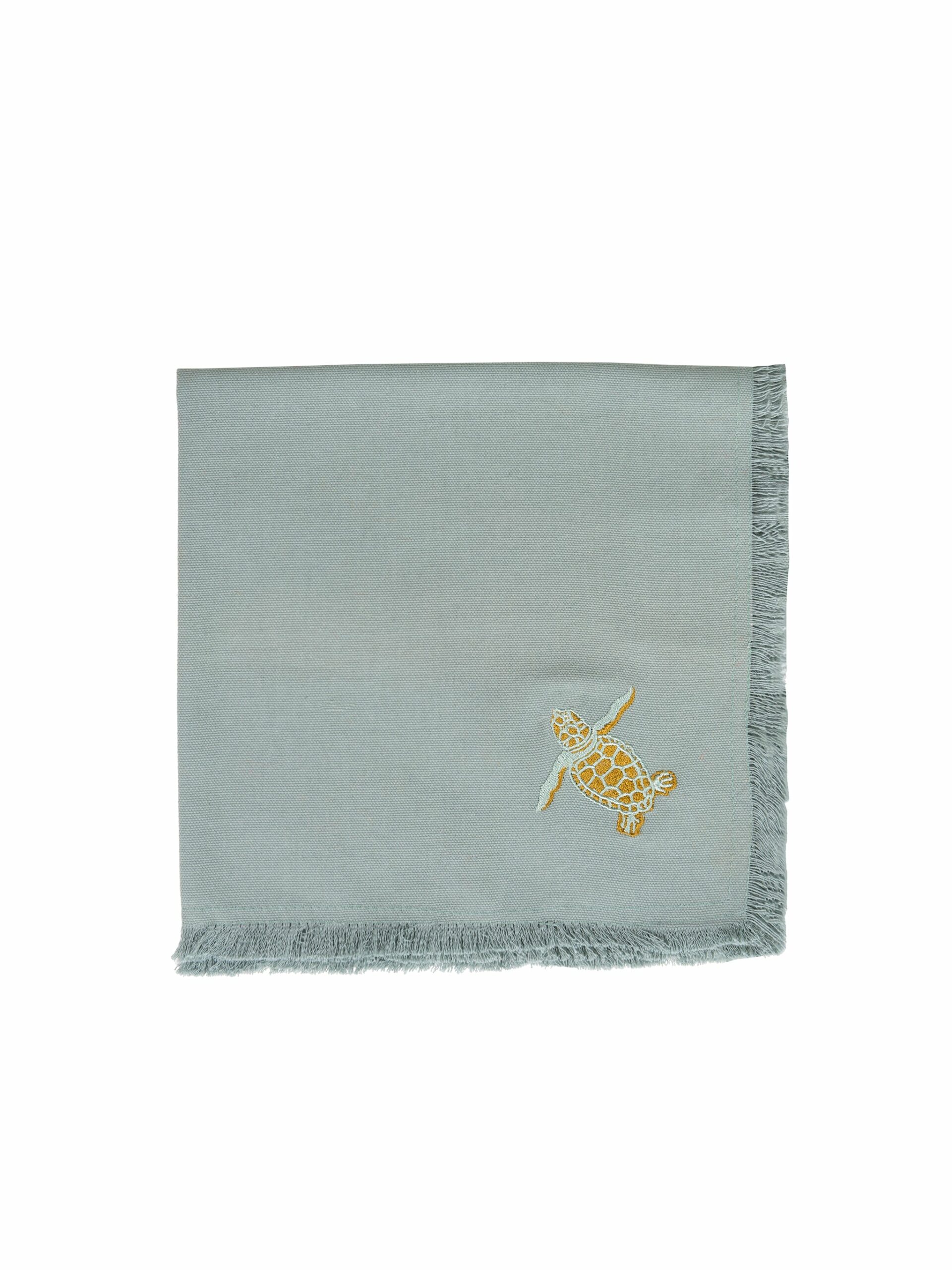 Embroidered Sea Turtle Napkins