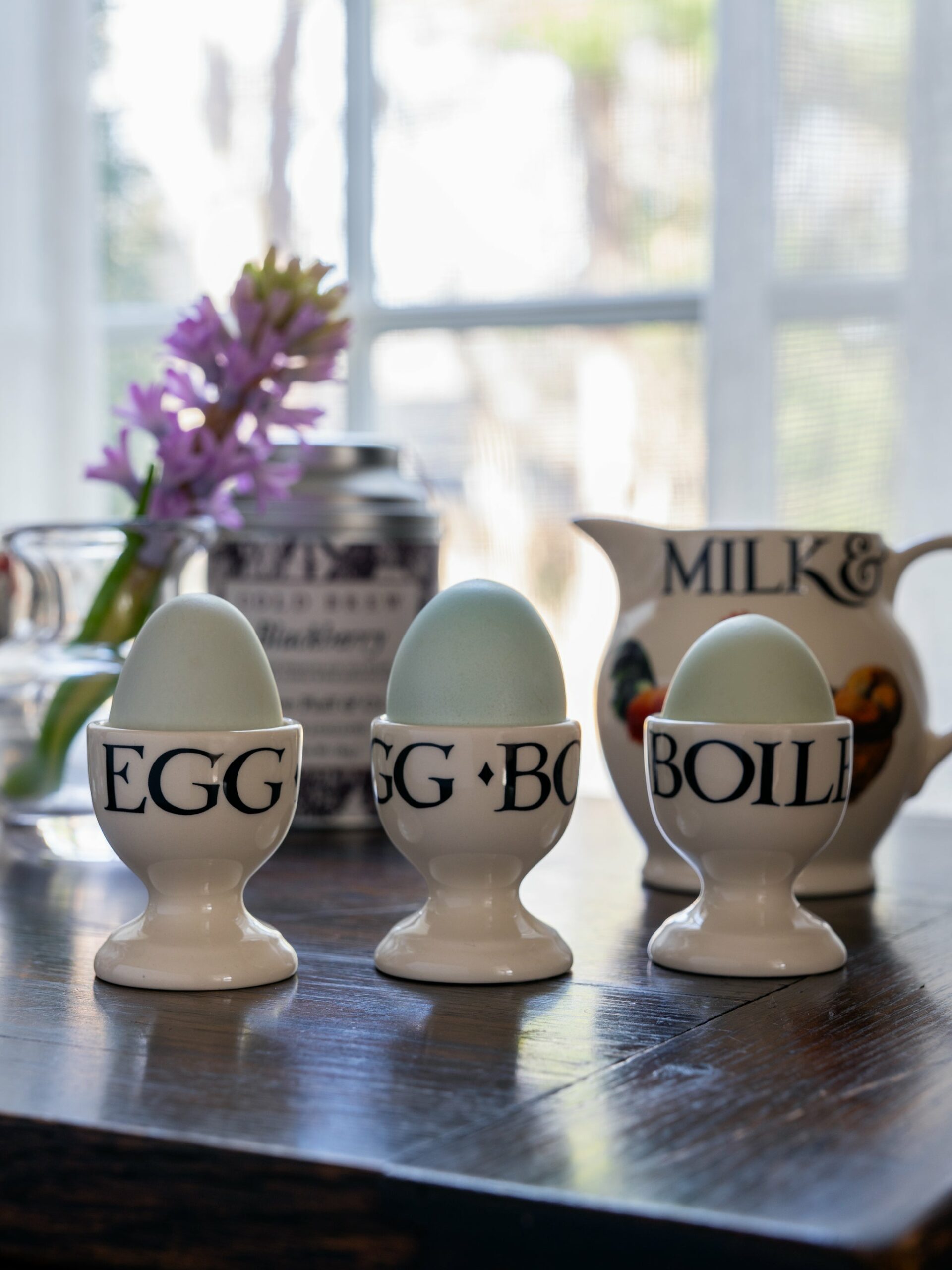 Emma Bridgewater Black Toast Set of 3 Egg Cups