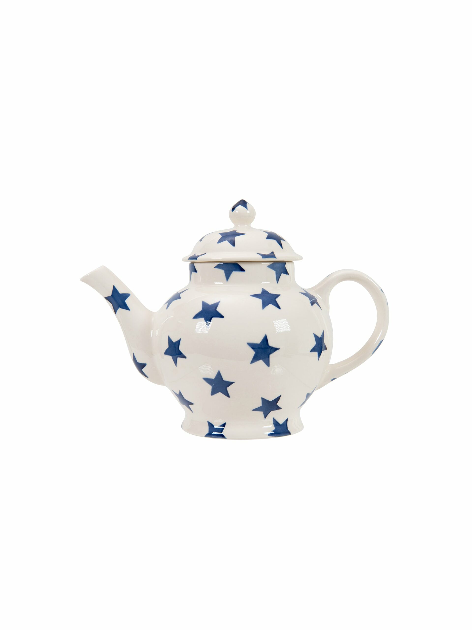 Emma Bridgewater Blue Star 4 Mug Teapot Boxed