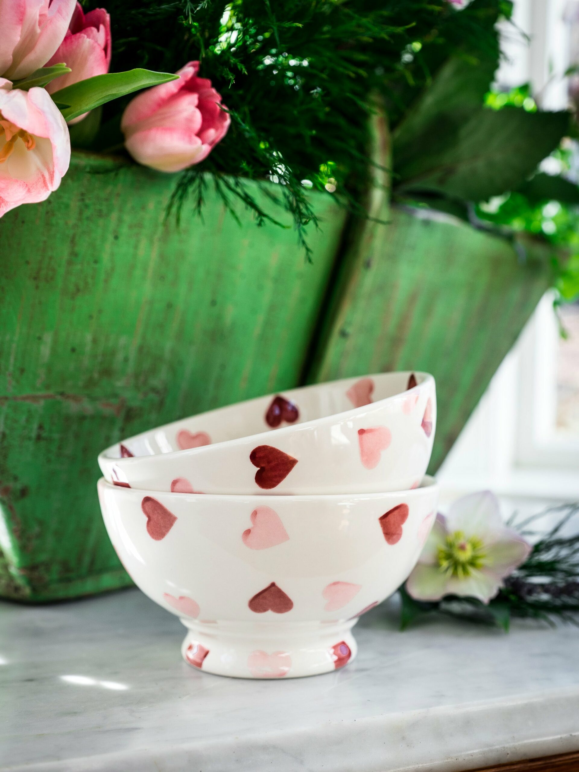 Emma Bridgewater Pink Hearts French Bowl