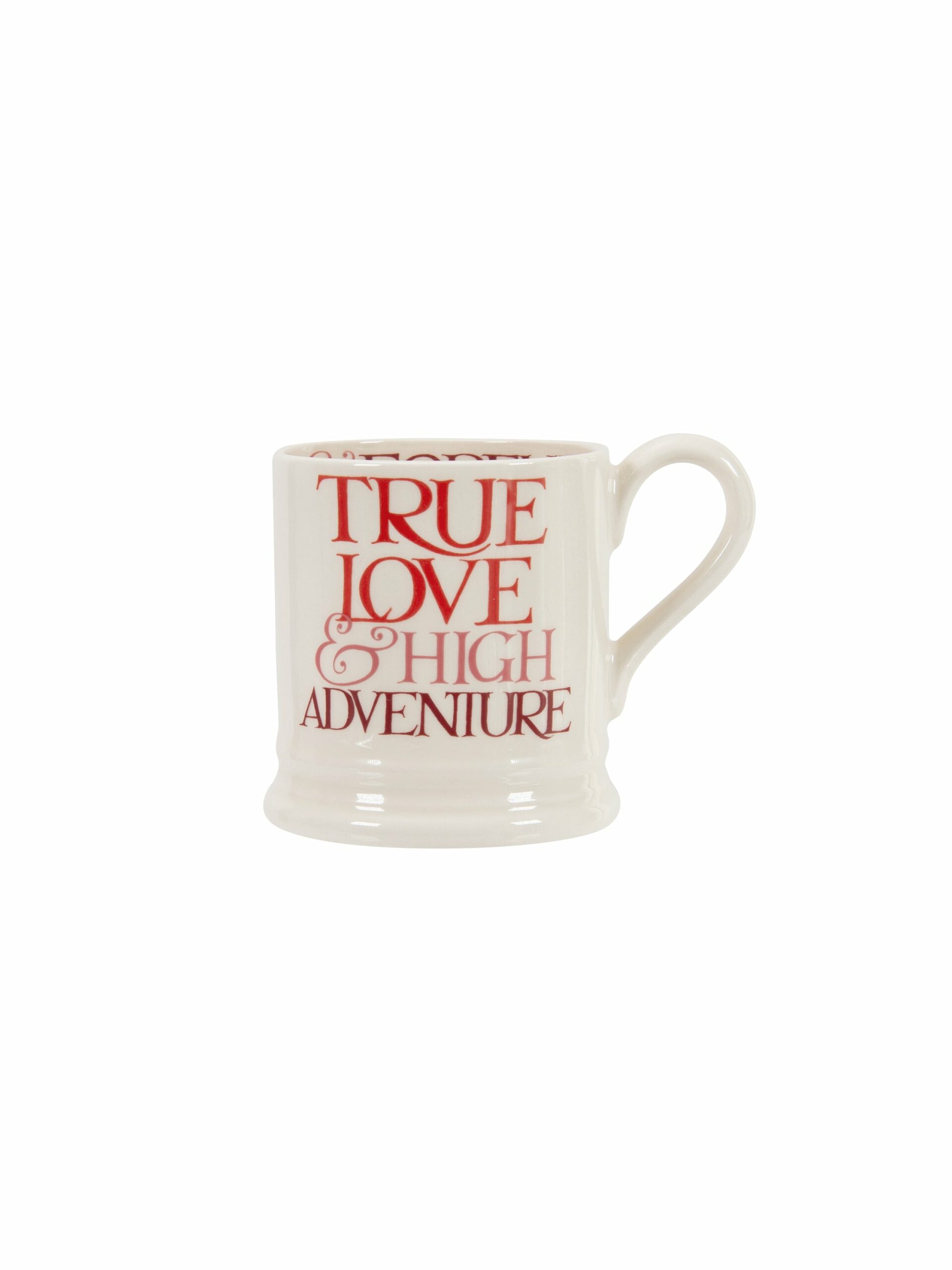 Emma Bridgewater Pink Toast True Love Half Pint Mug Boxed