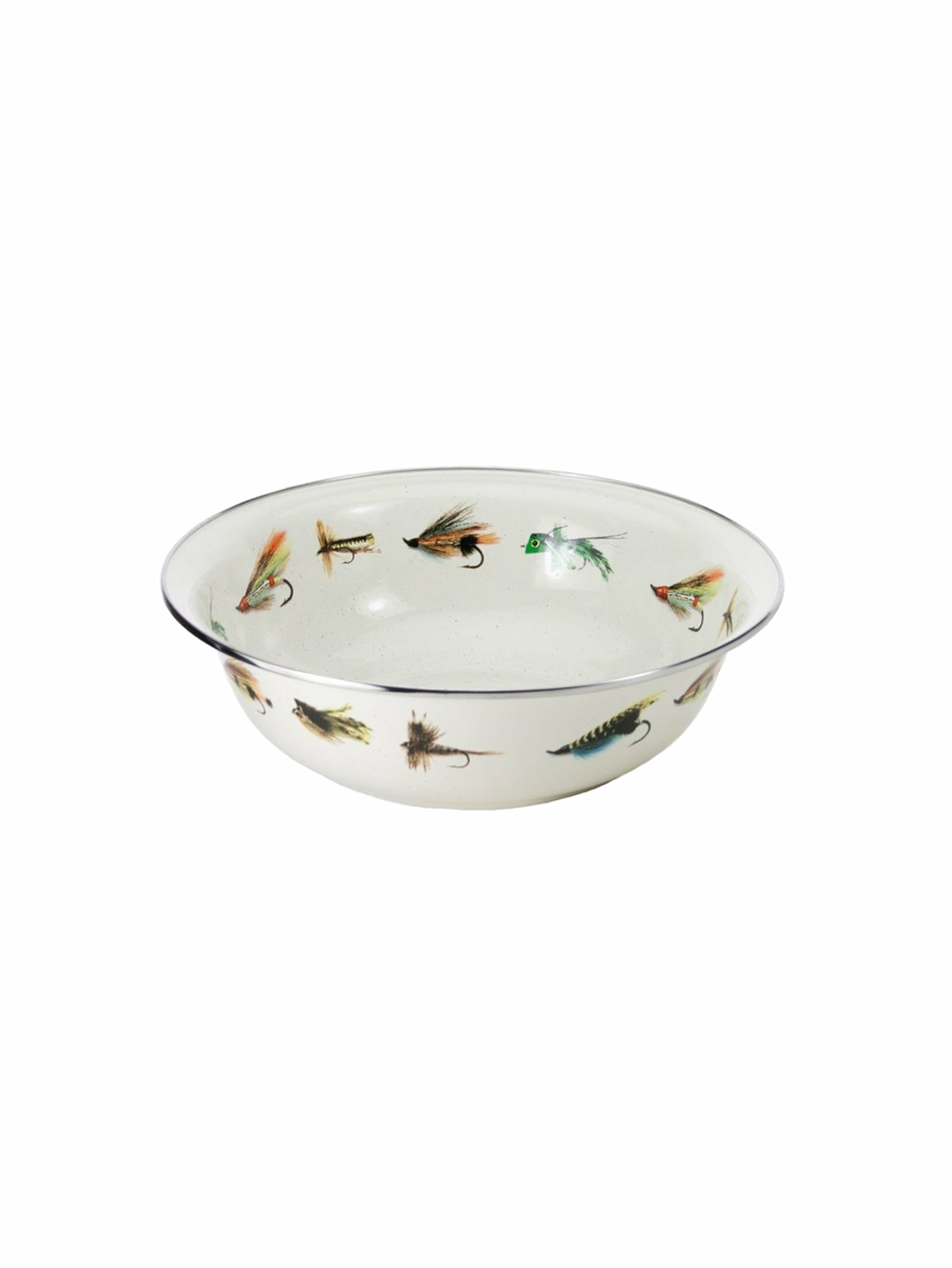 Enamelware Fly Fishing Serving Basin