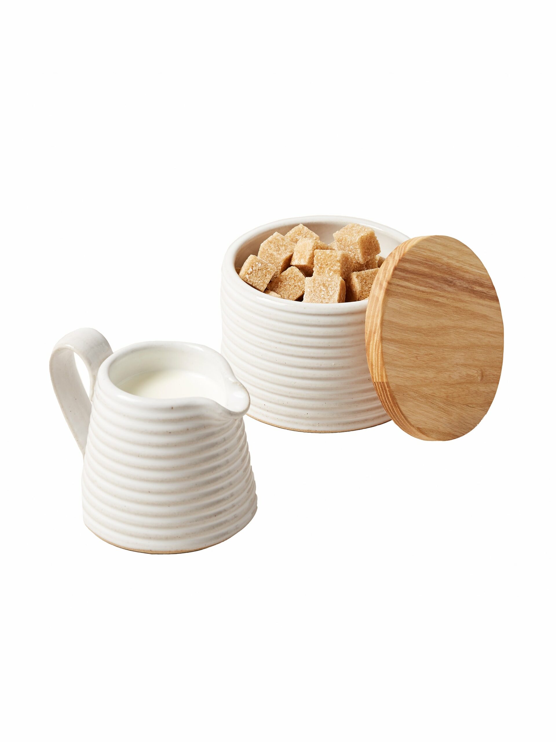 Farmhouse Pottery Hemlock Sugar and Creamer Set