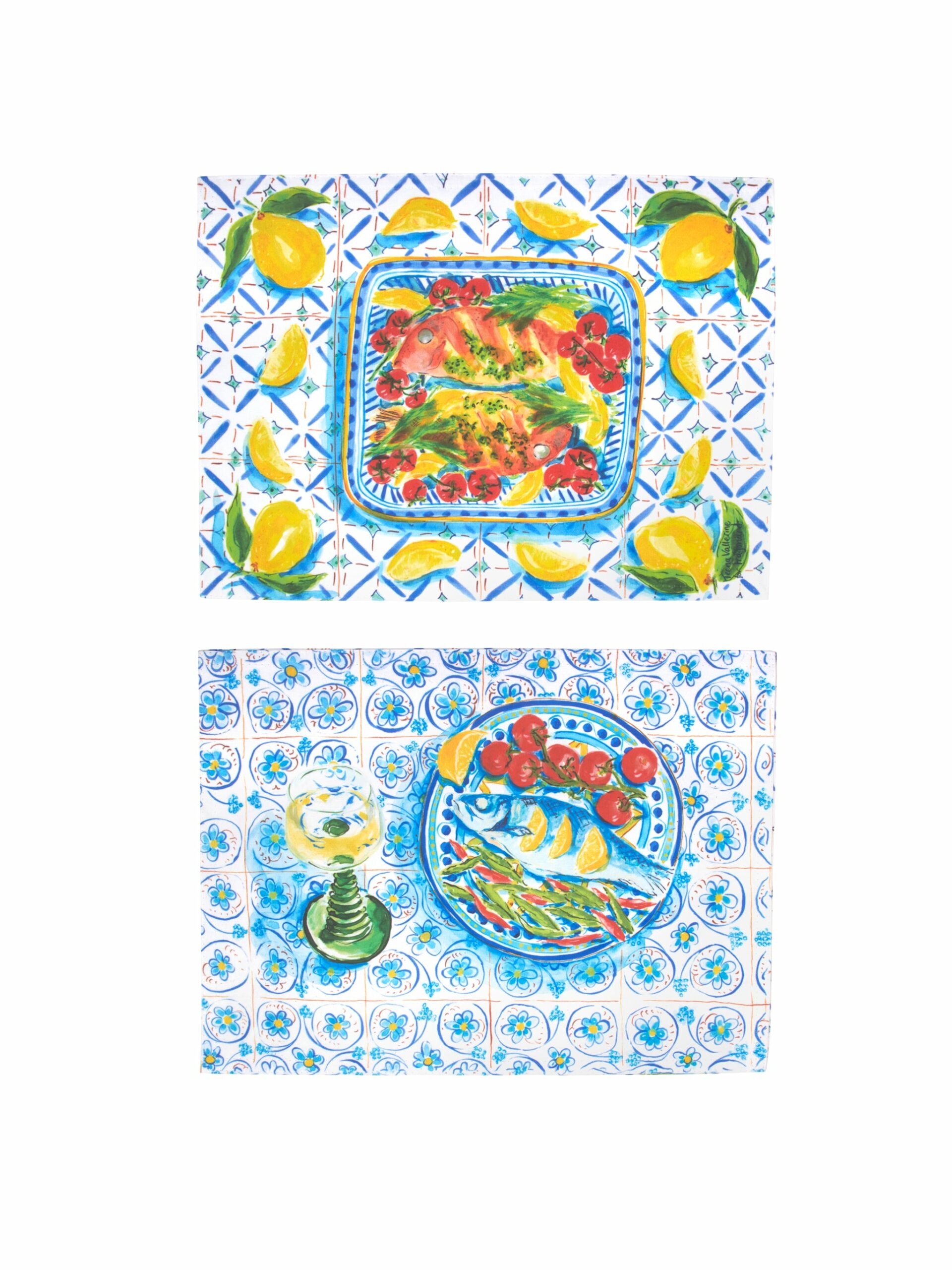 Fish Two Sided Placemat Set