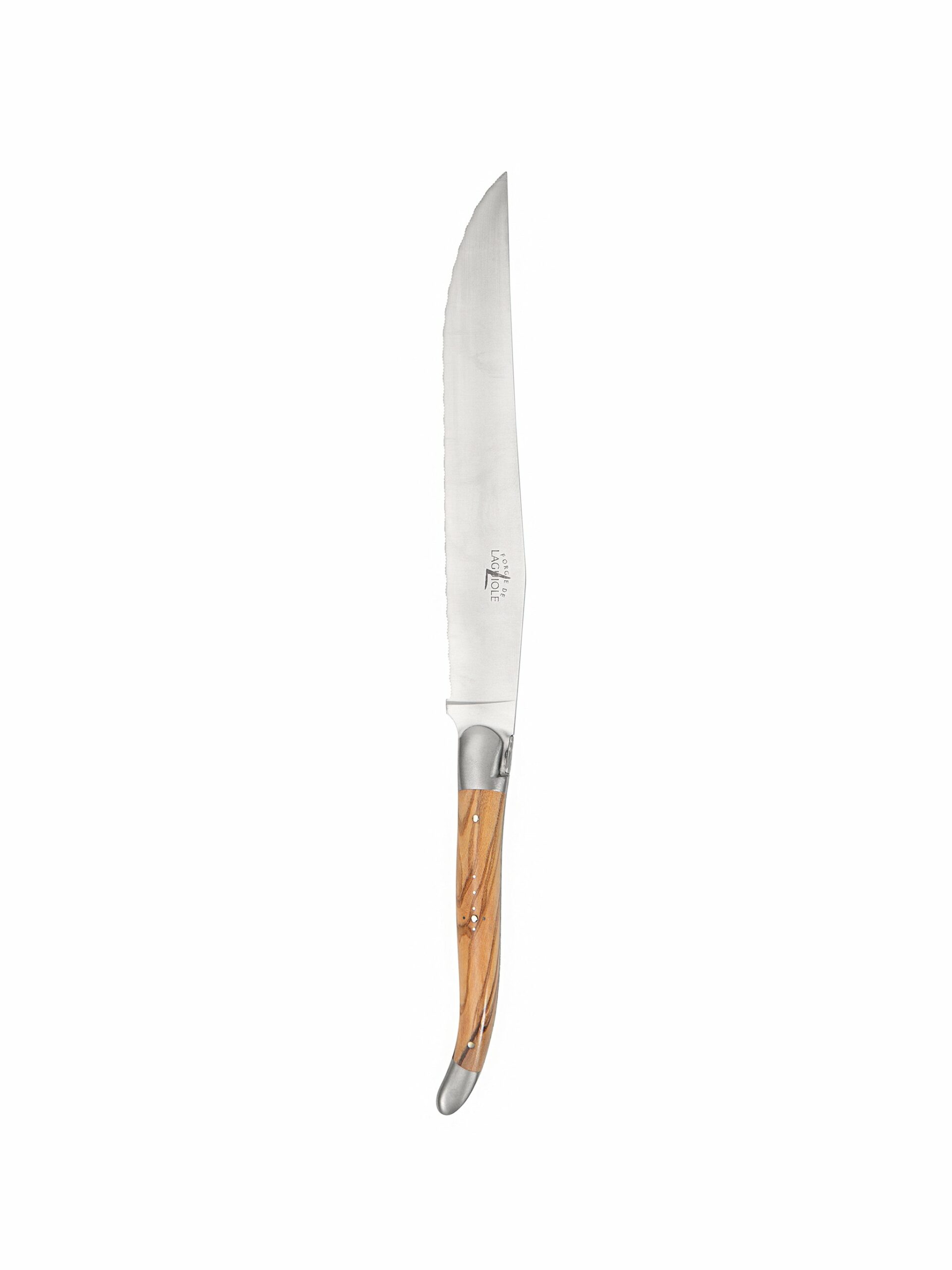 Forge de Laguiole Olive Wood Traditional Bread Knife