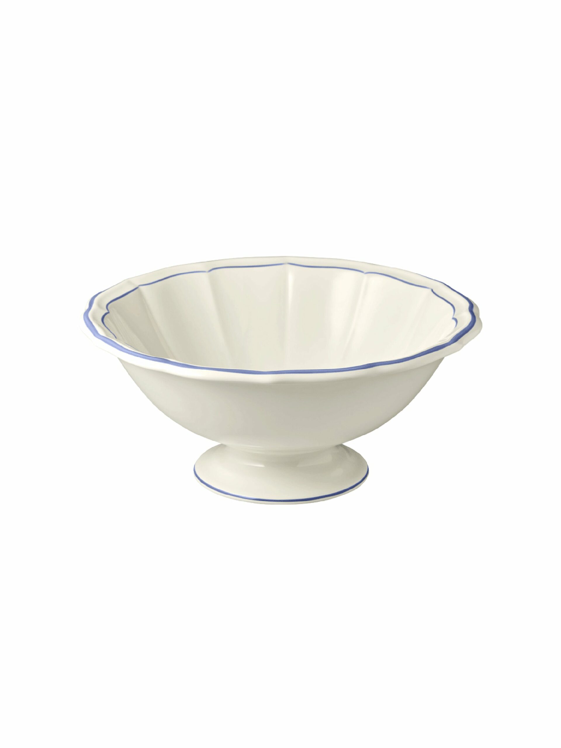 Gien Filet Blue Open Vegetable Bowl