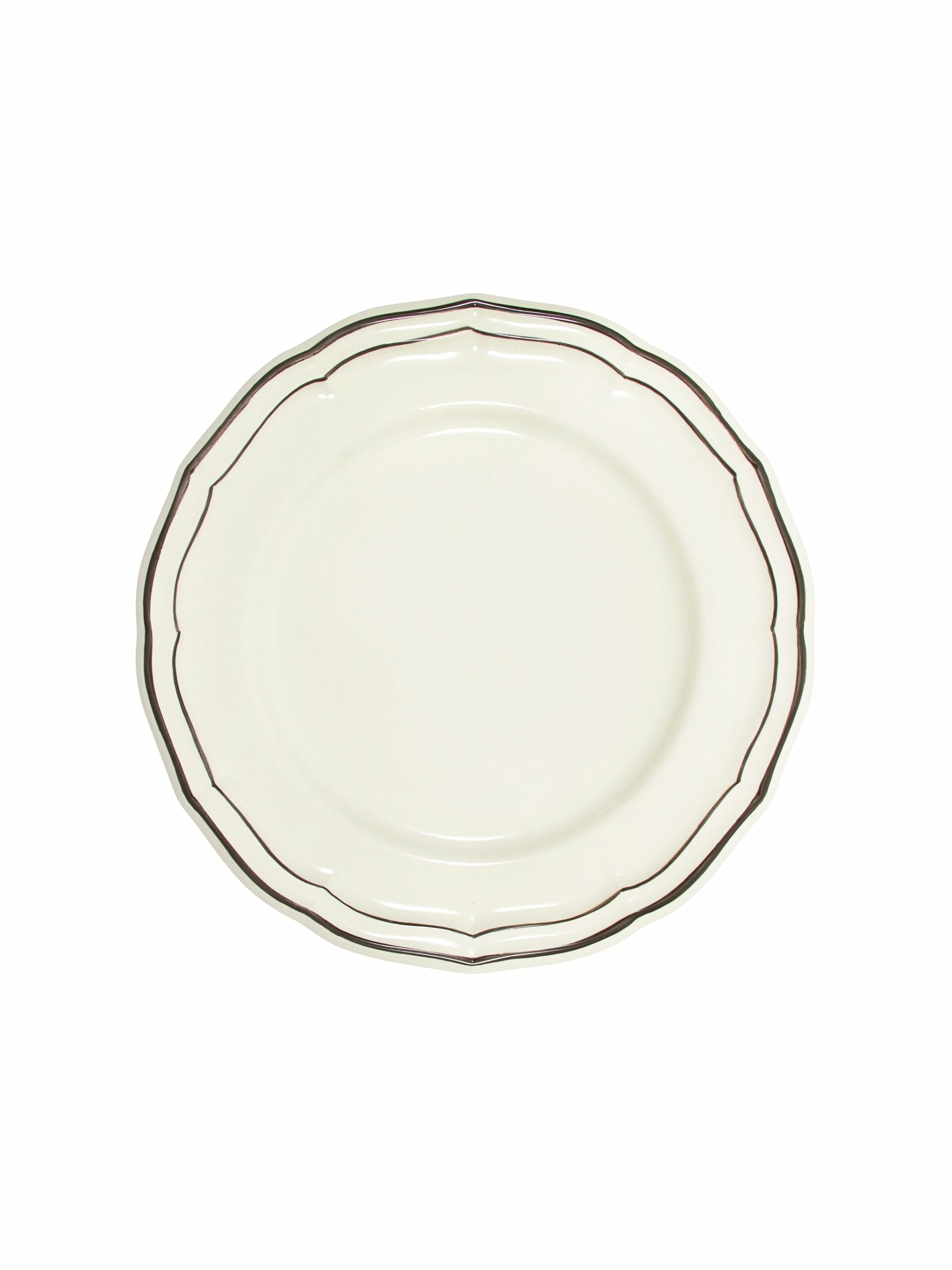 Gien Filet Midnight Dinner Plate