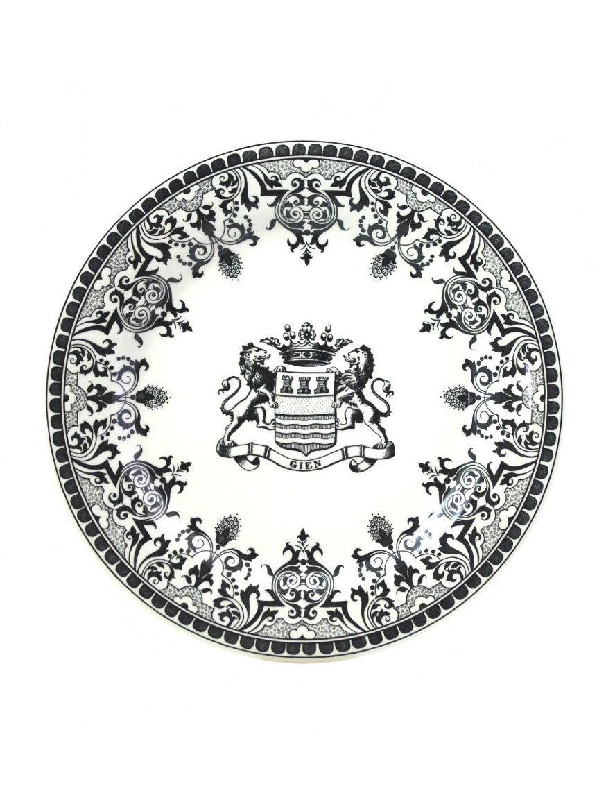 Gien Les Depareillees Blason Dinner Plate