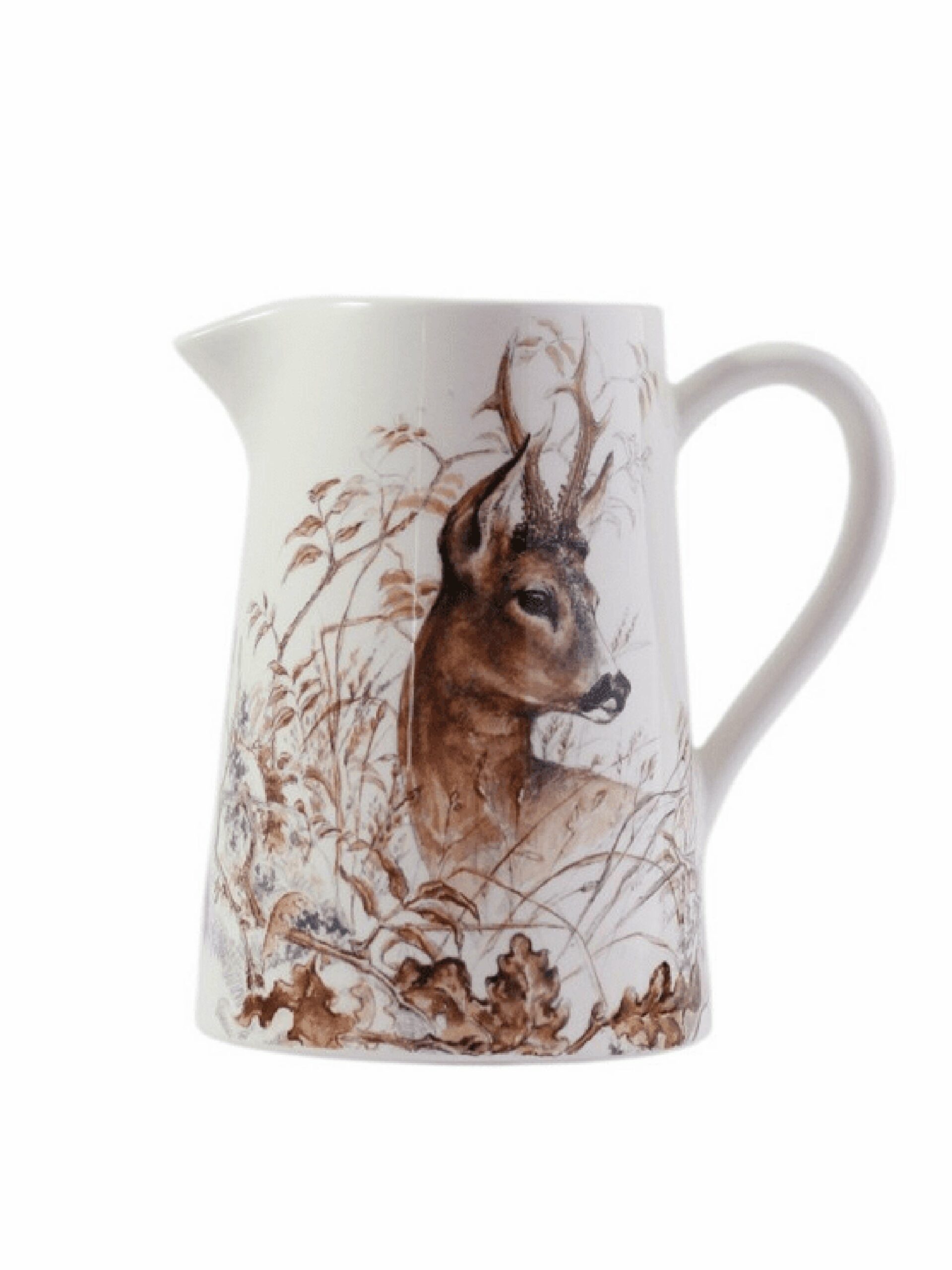 Gien Sologne Roe Deer Pitcher