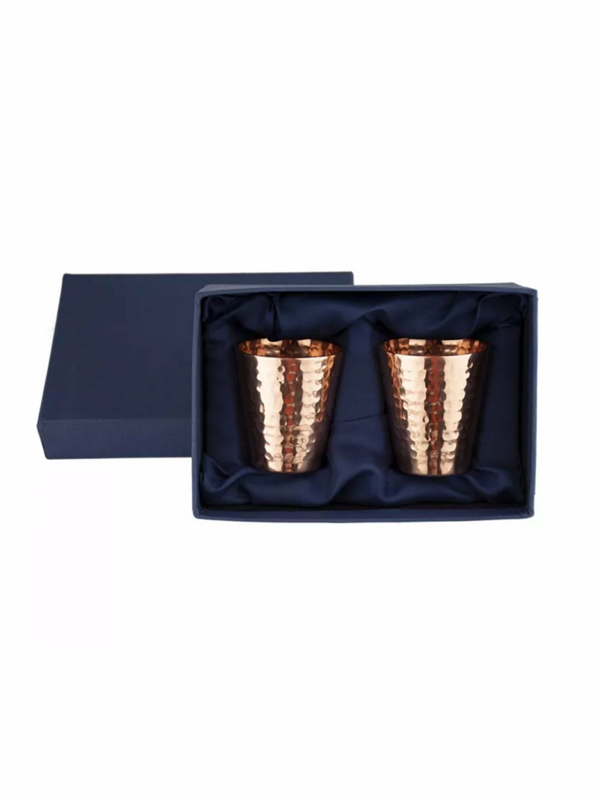 Hammered Copper Shot Glass Set