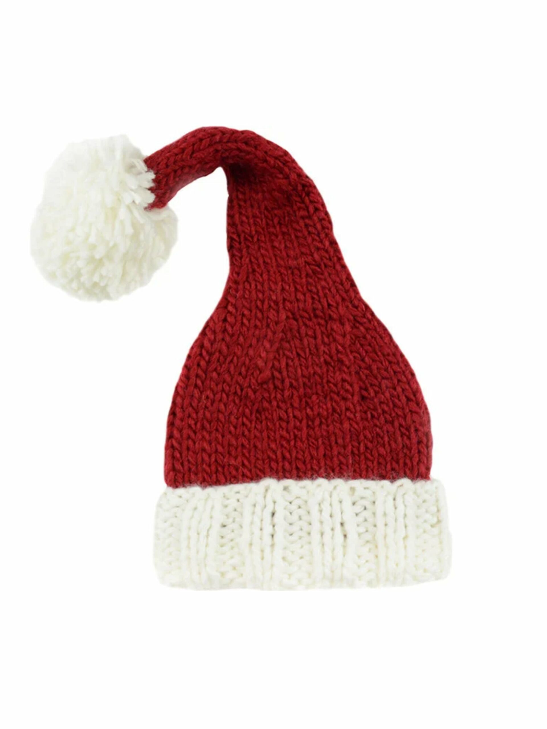 Santa Hand Knit Hat