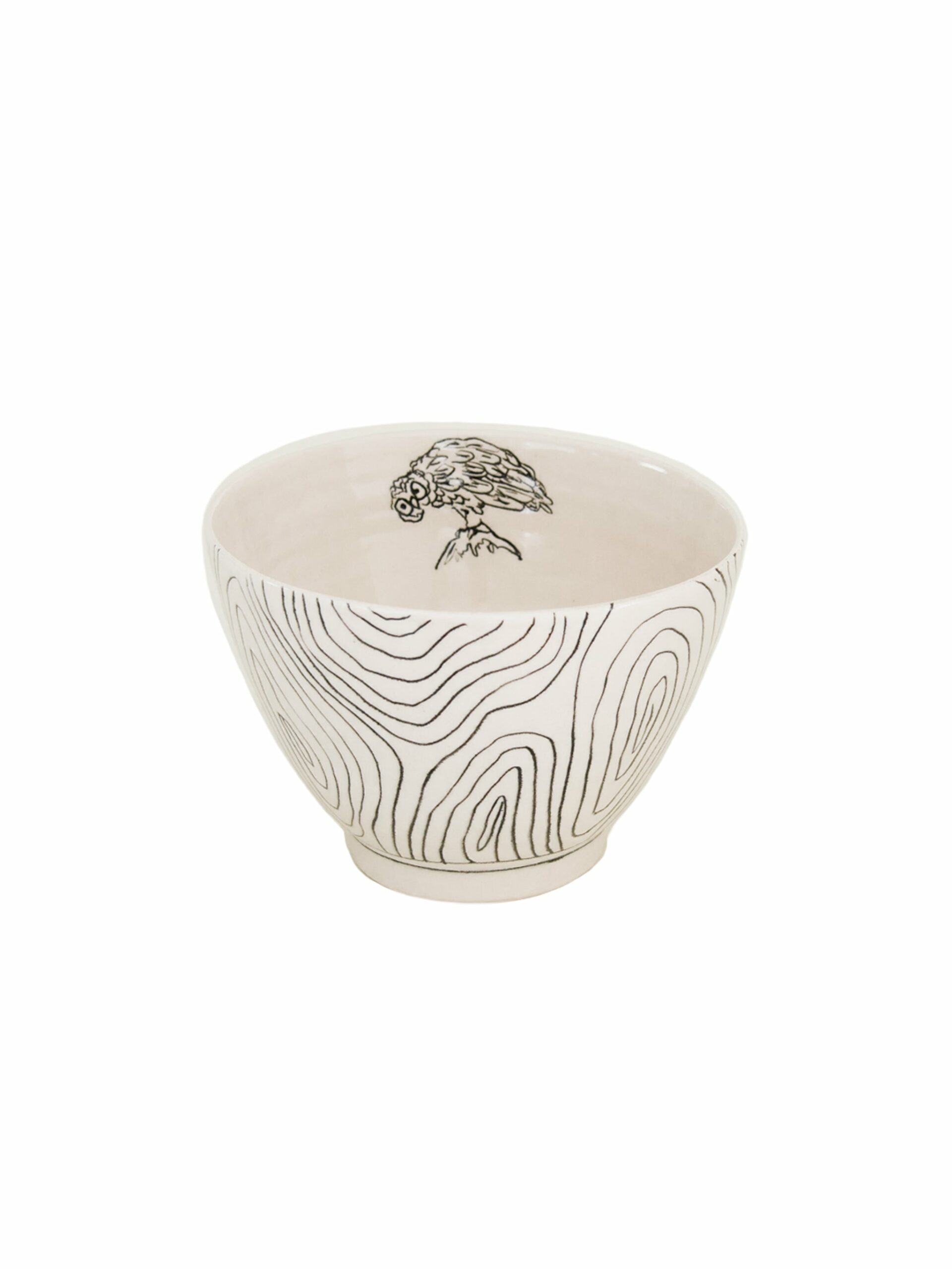 Hope and Mary Woodland Animal Bowl with Bark