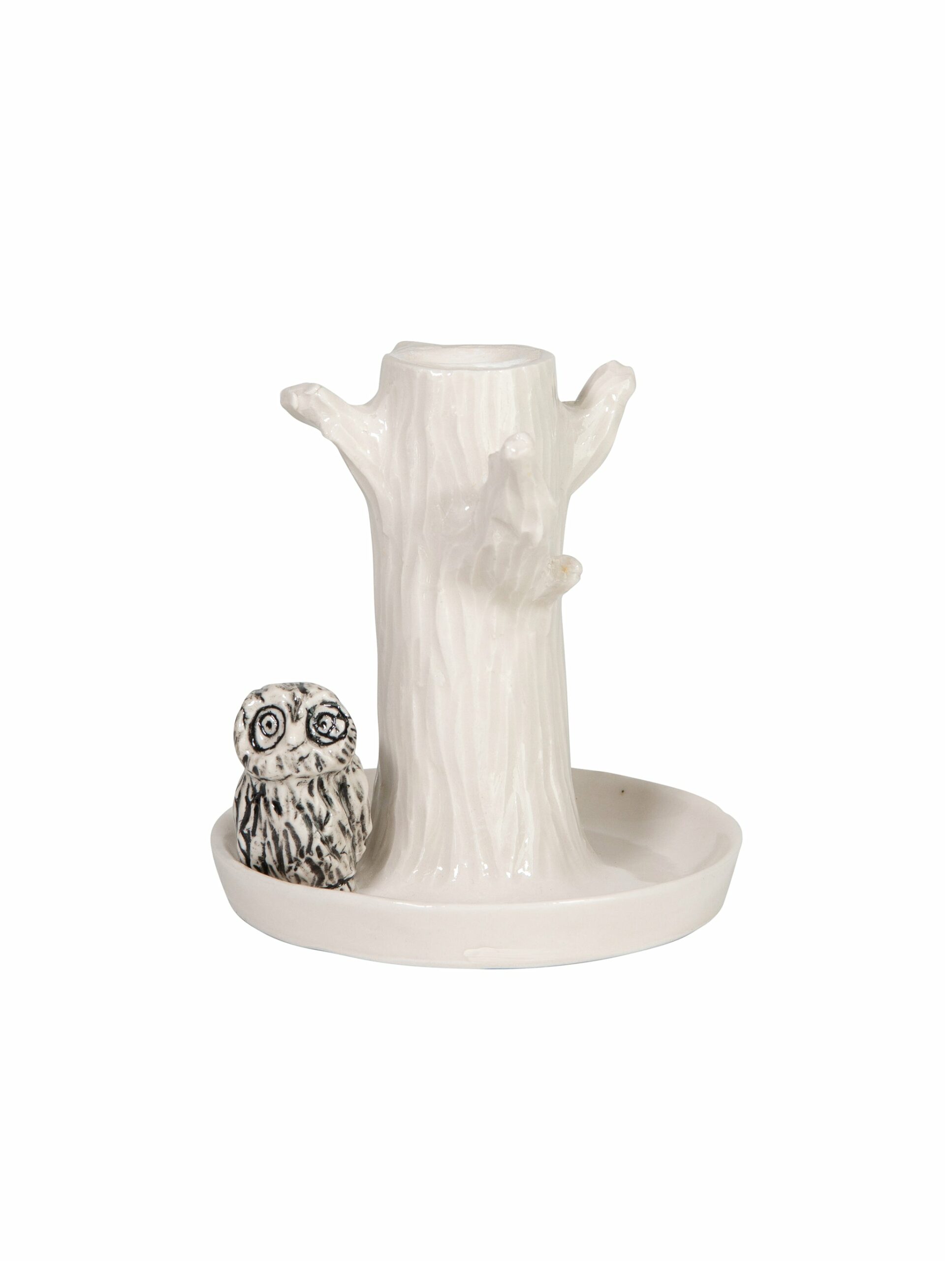 Hope and Mary Woodland Animal Candlestick