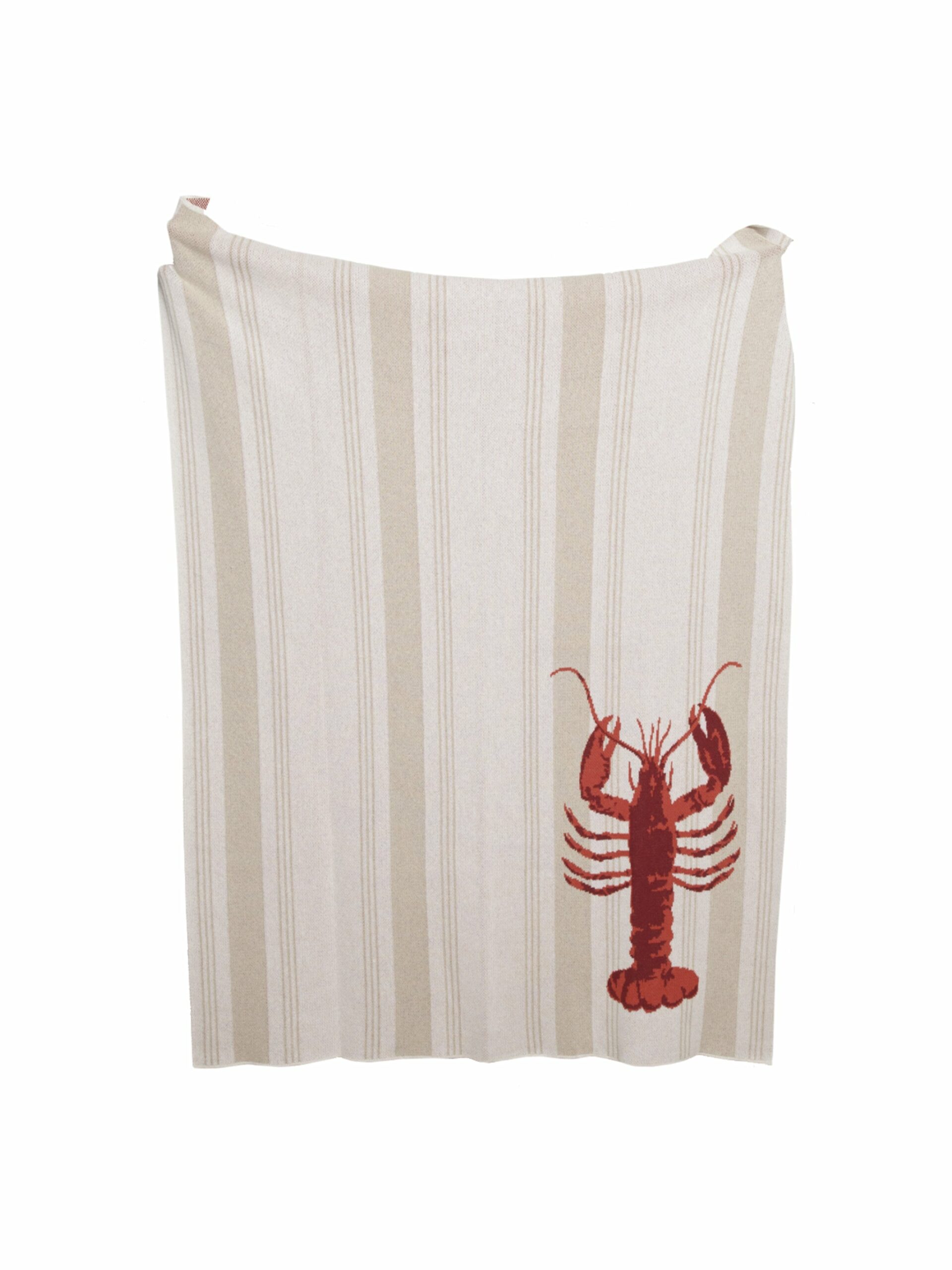 In2Green Eco Lobster Stripe Throw