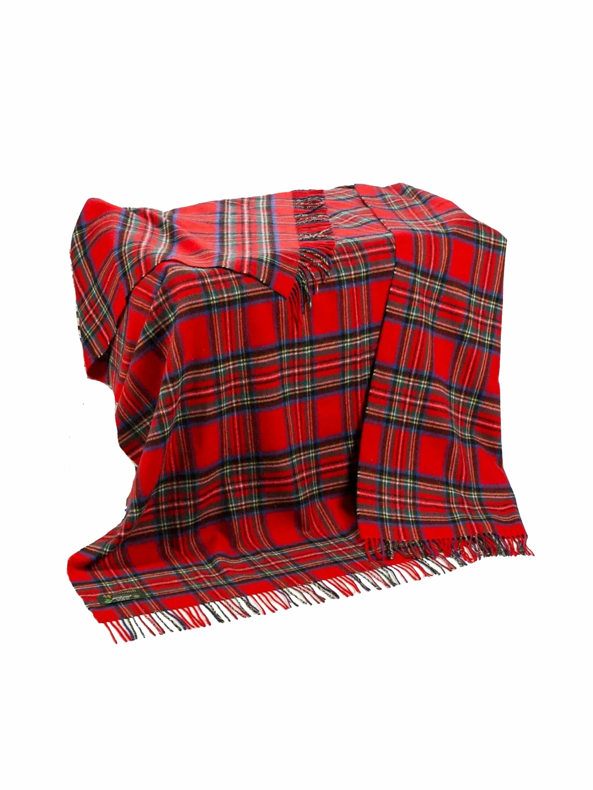 Irish Royal Stewart Lambswool Throw