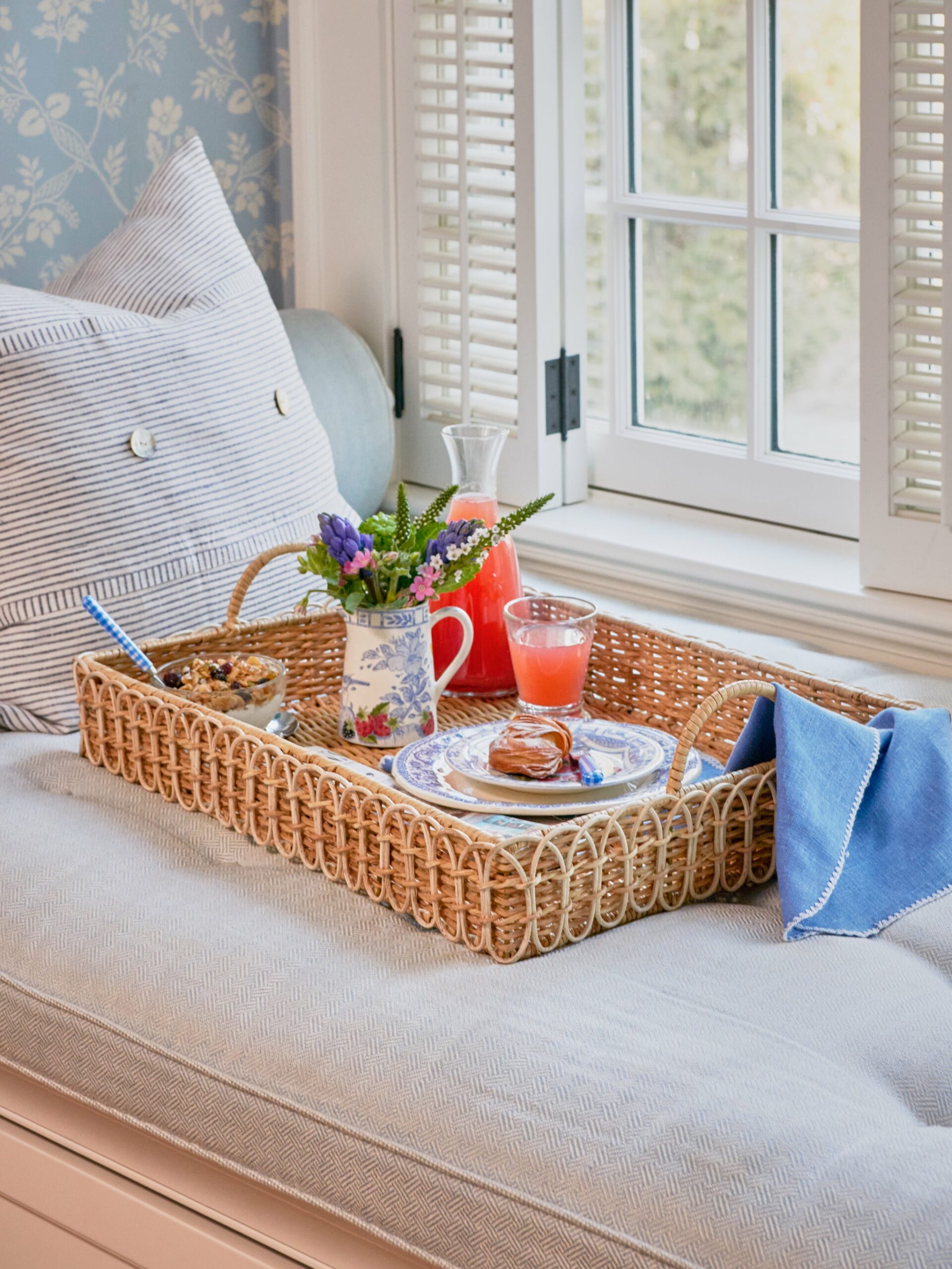 Juliska Provence Rattan Tray