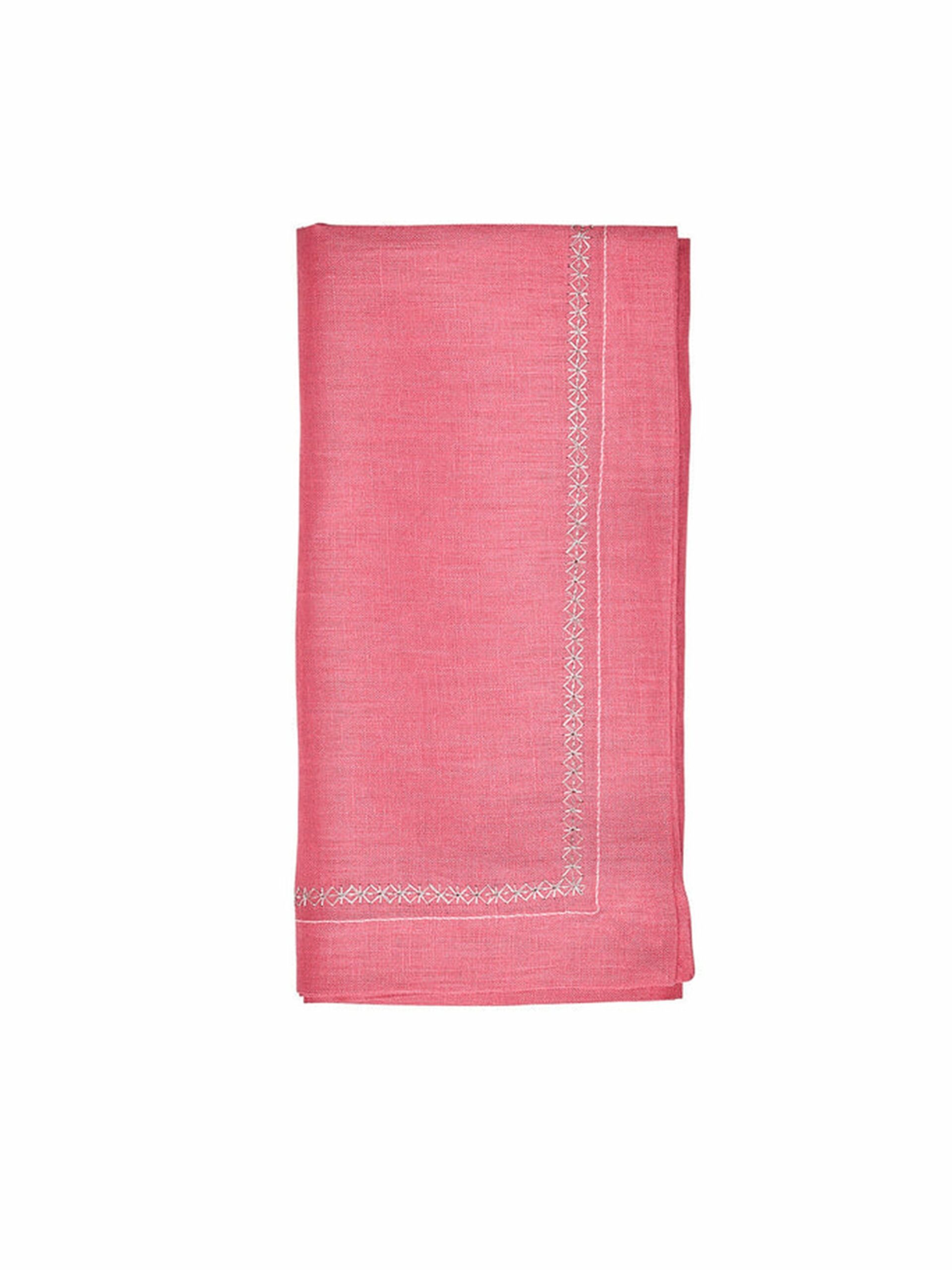 Kim Seybert Pink Classic Napkin Set