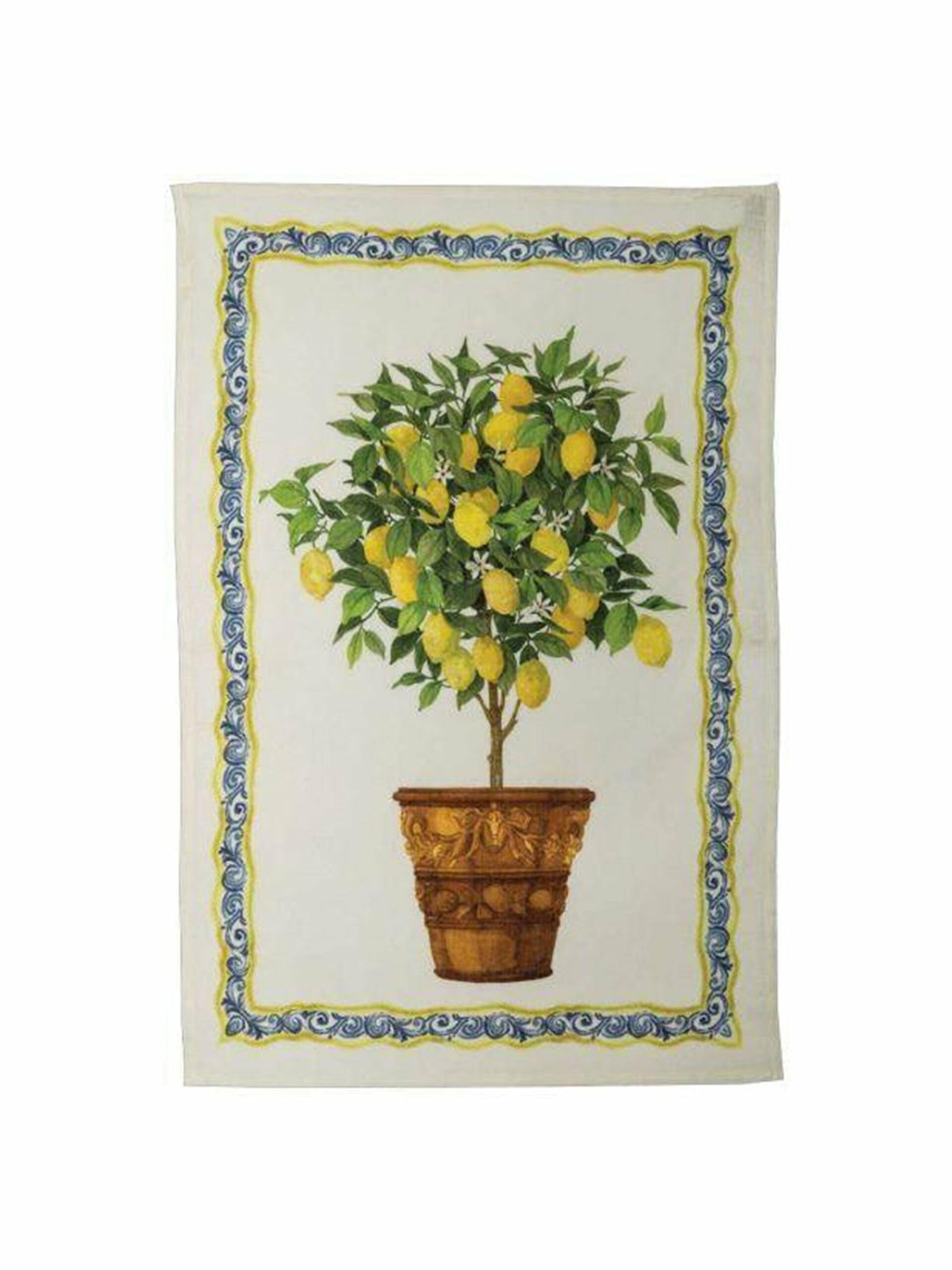 Lemon Tree Linen Kitchen Towel