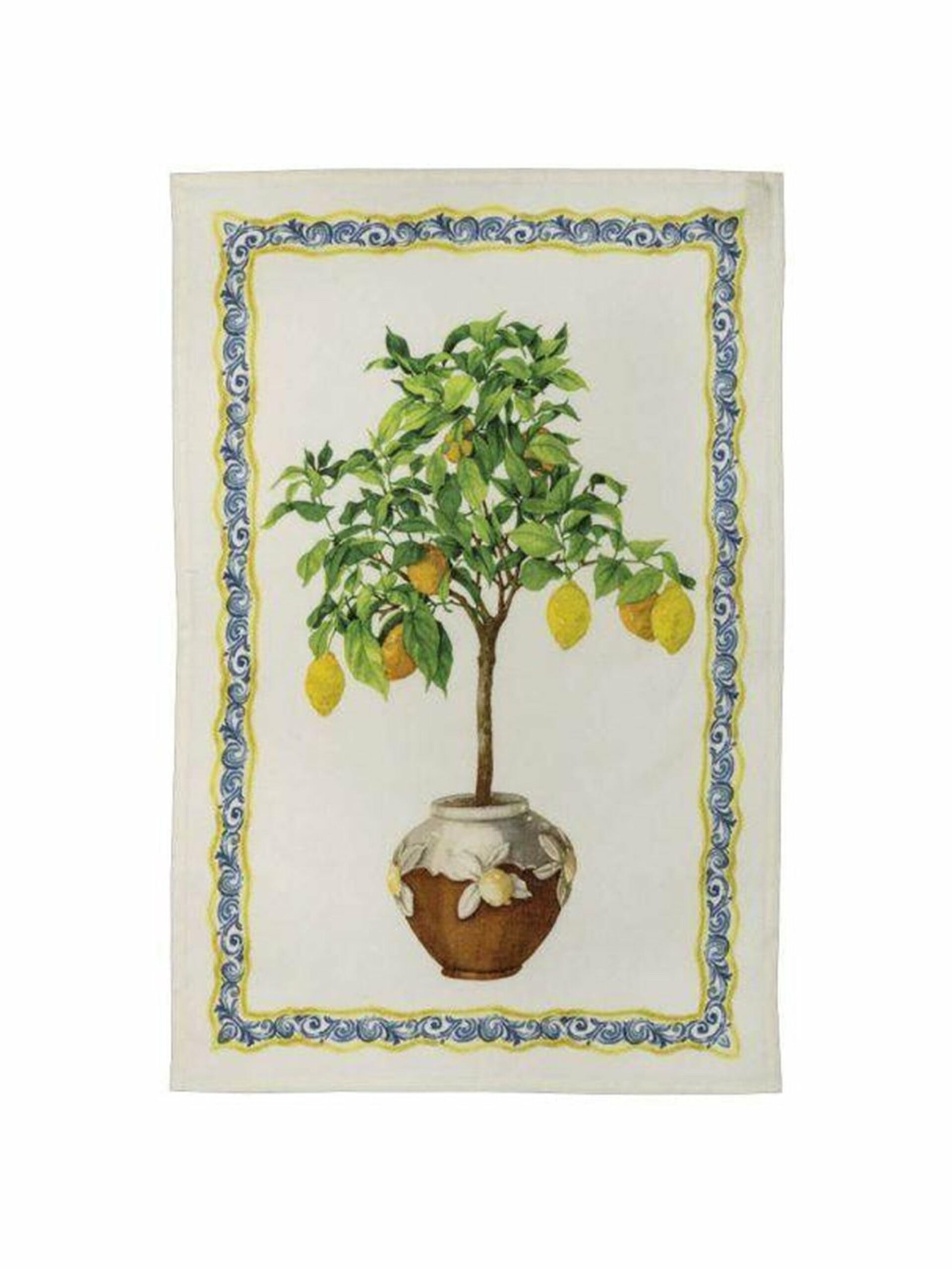 Lemon Tree Linen Kitchen Towel