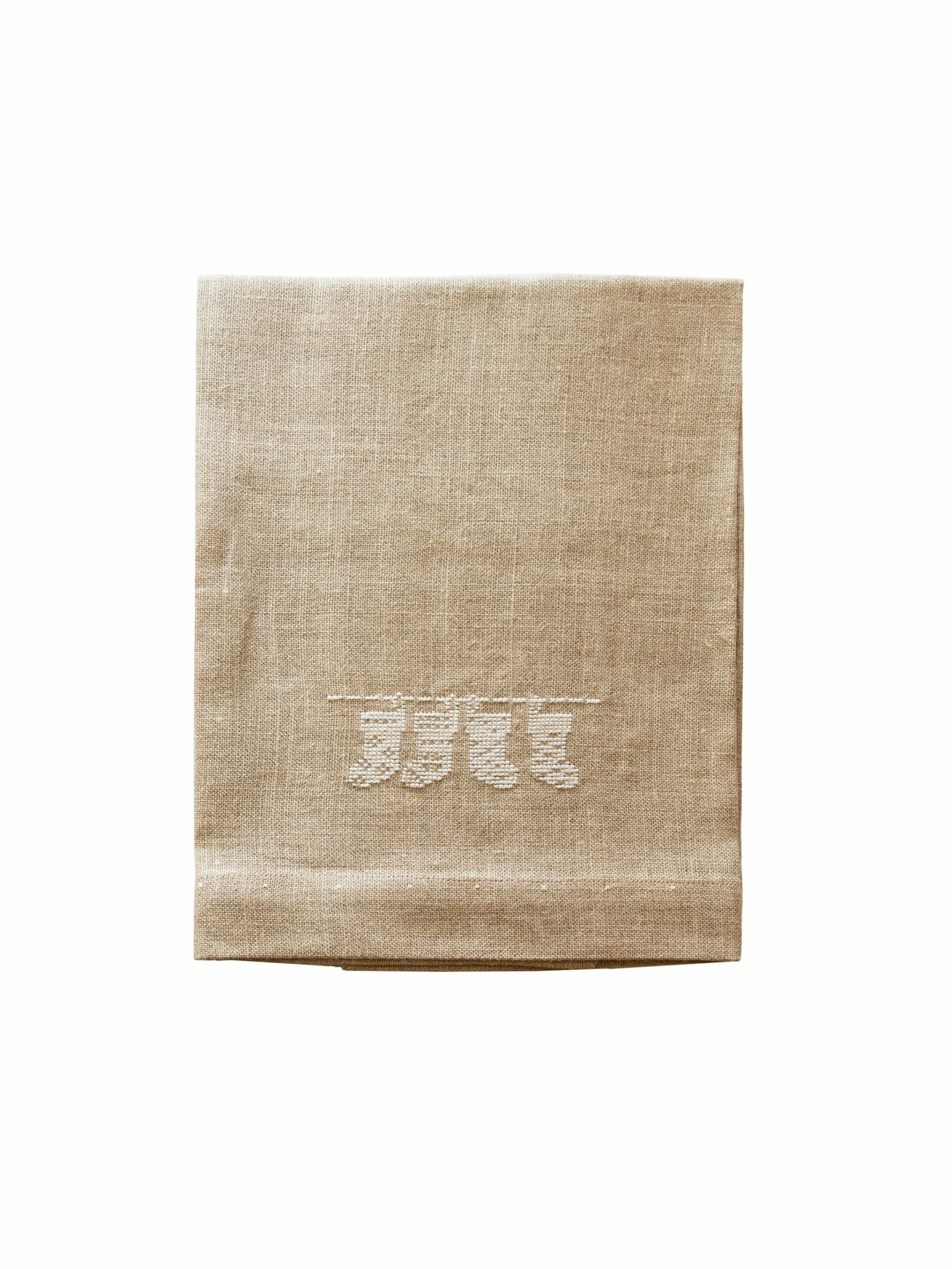 Libeco Holiday Stockings Linen Towel