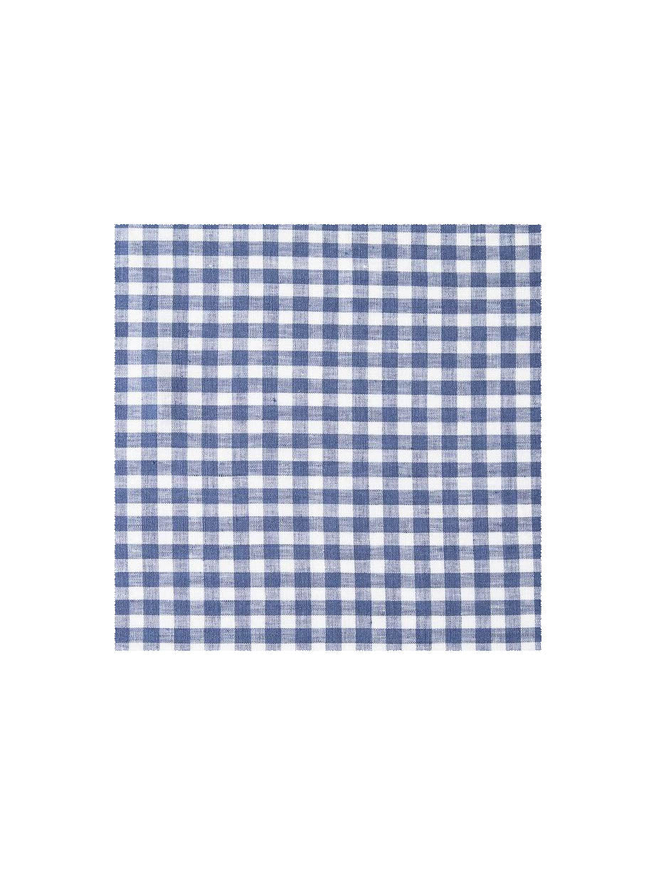 Linen Gingham Blue Napkins