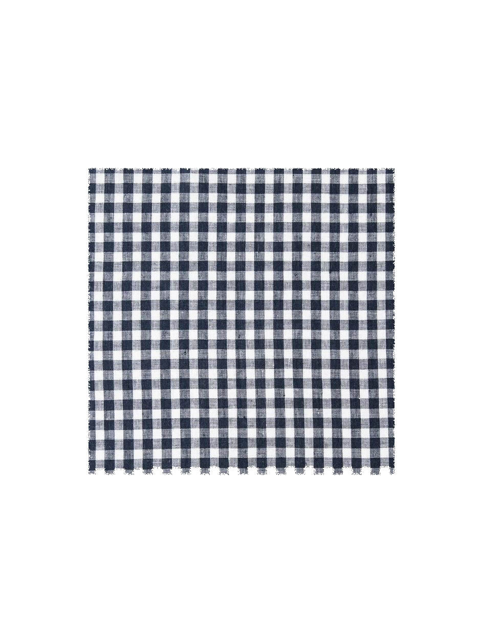 Linen Gingham Navy Napkins