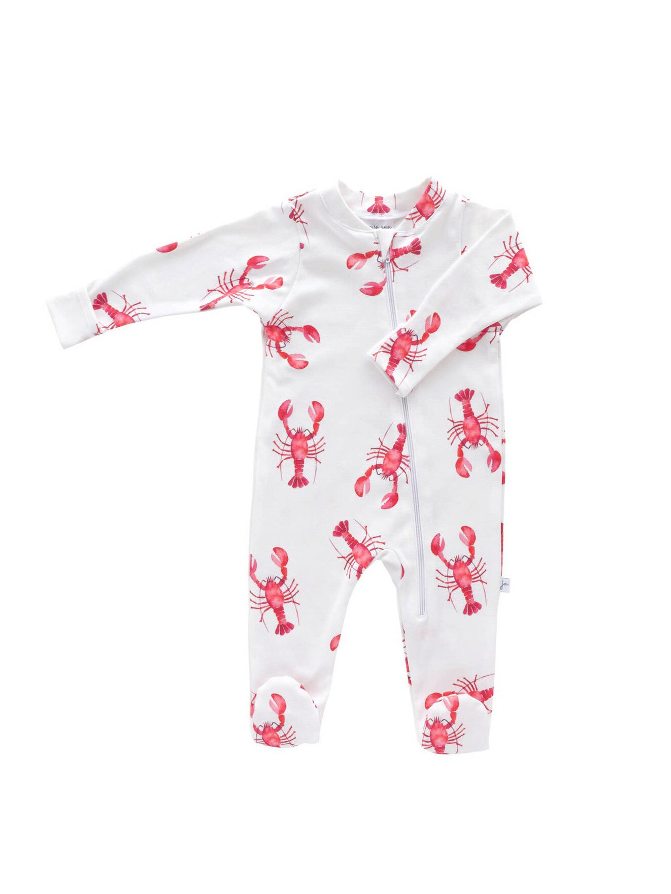 Lobster Organic Footie Pajamas