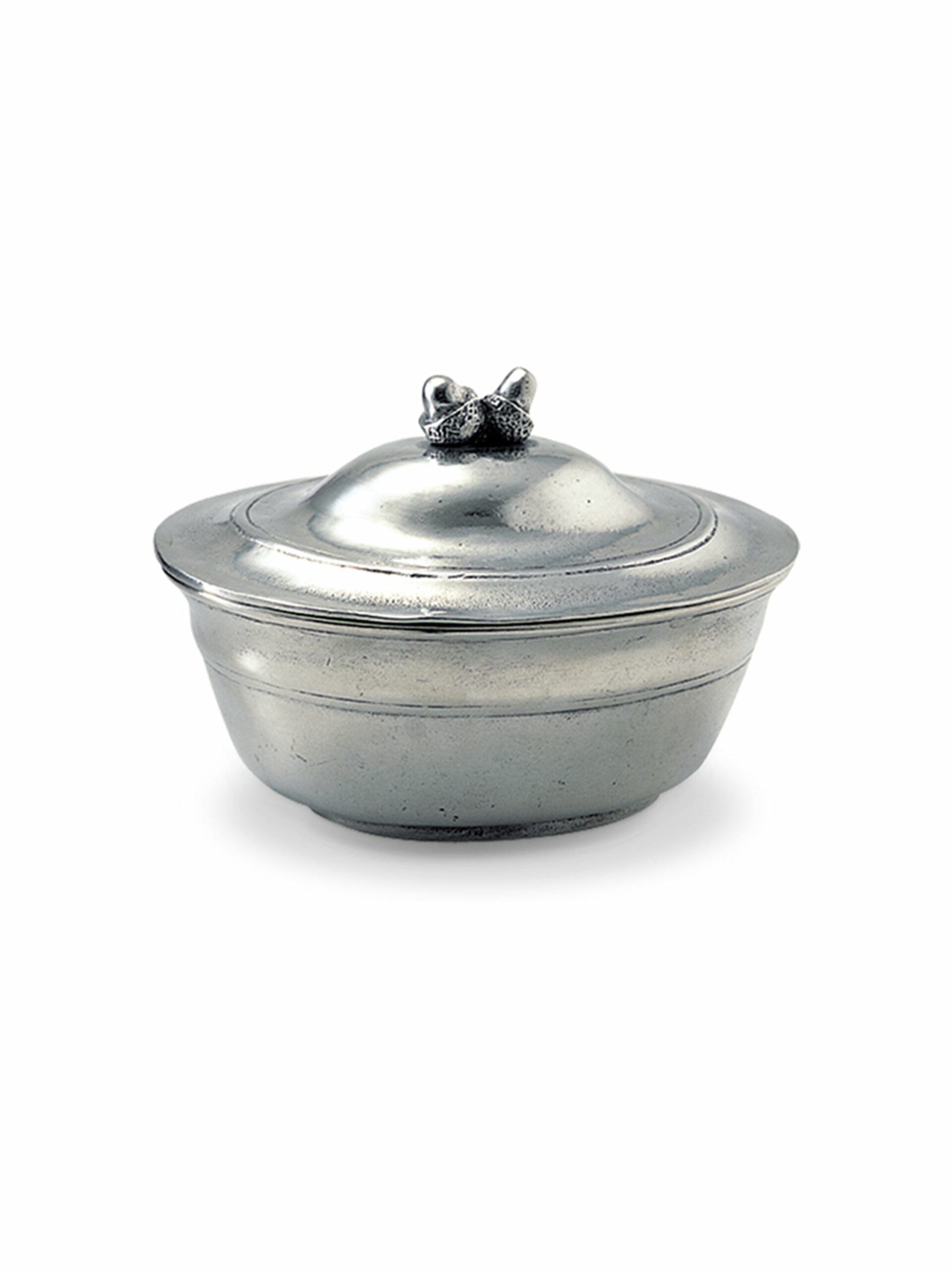 MATCH Pewter Acorn Lidded Bowl