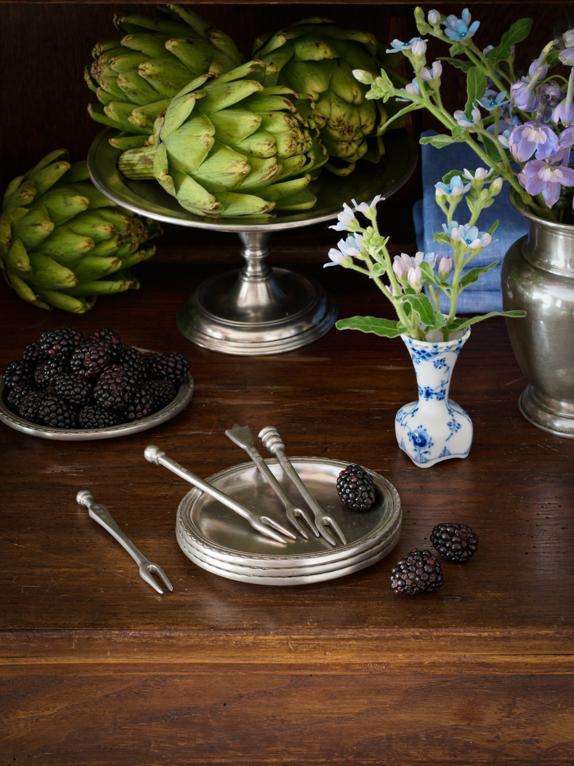 MATCH Pewter Assorted Olive Cocktail Forks