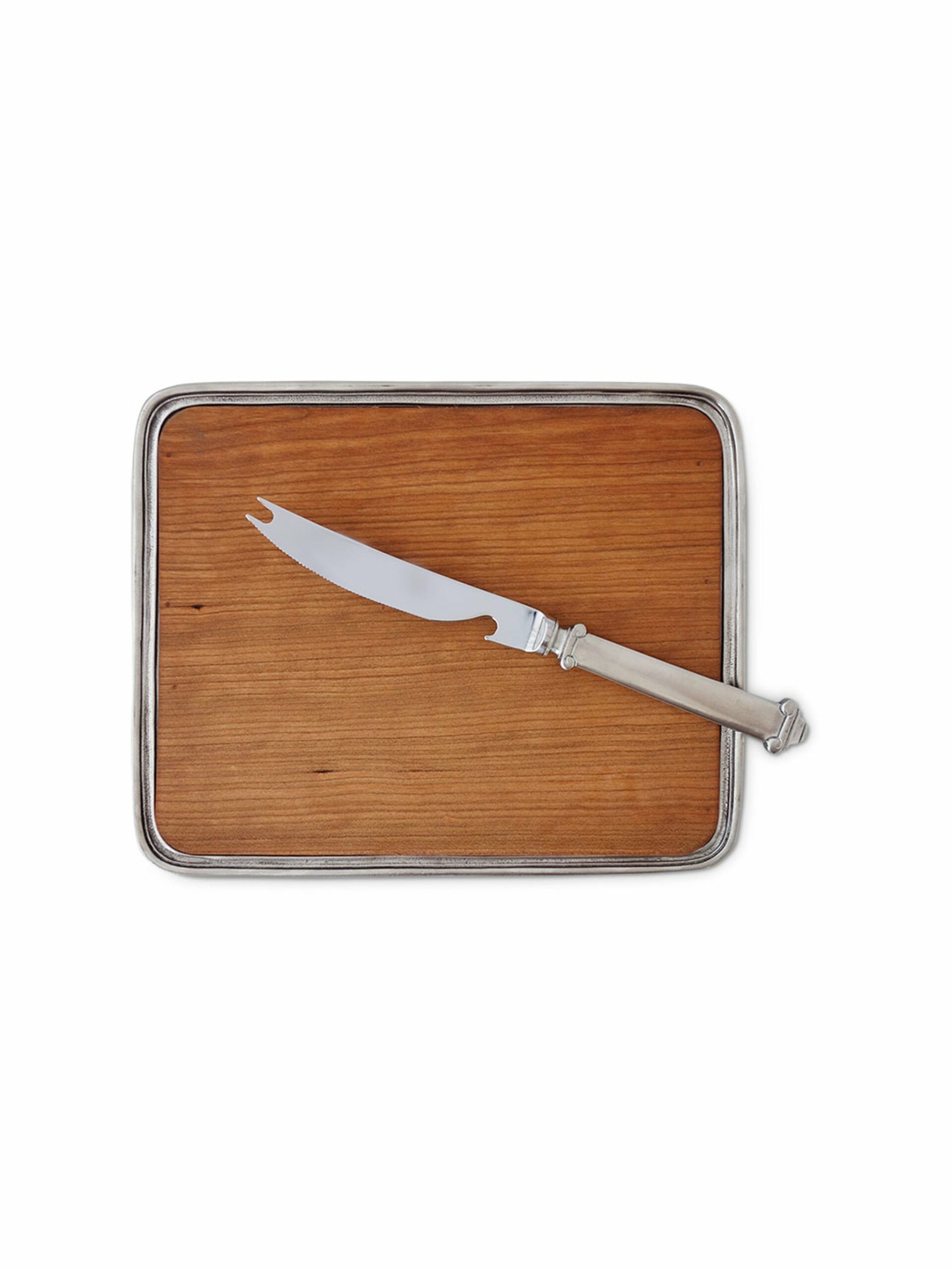 MATCH Pewter Bar Tray with Bar Knife