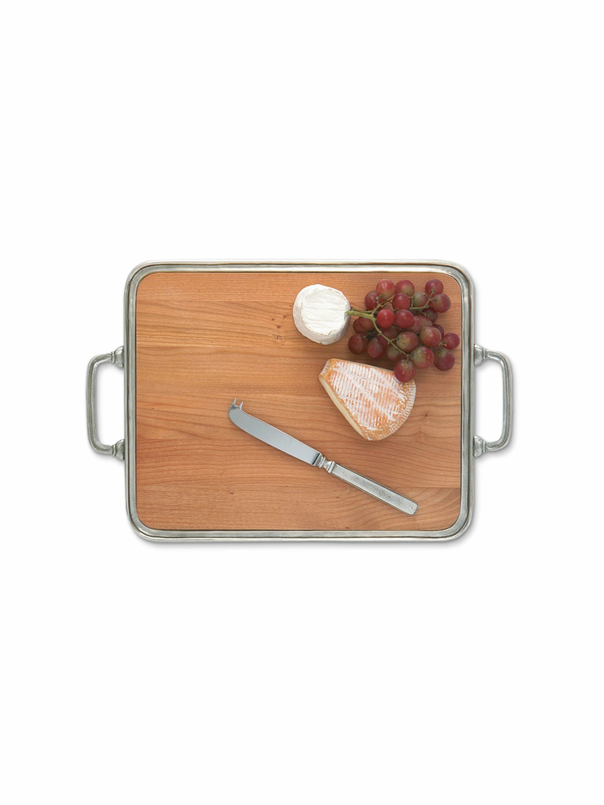 MATCH Pewter Cheese Tray with Handles