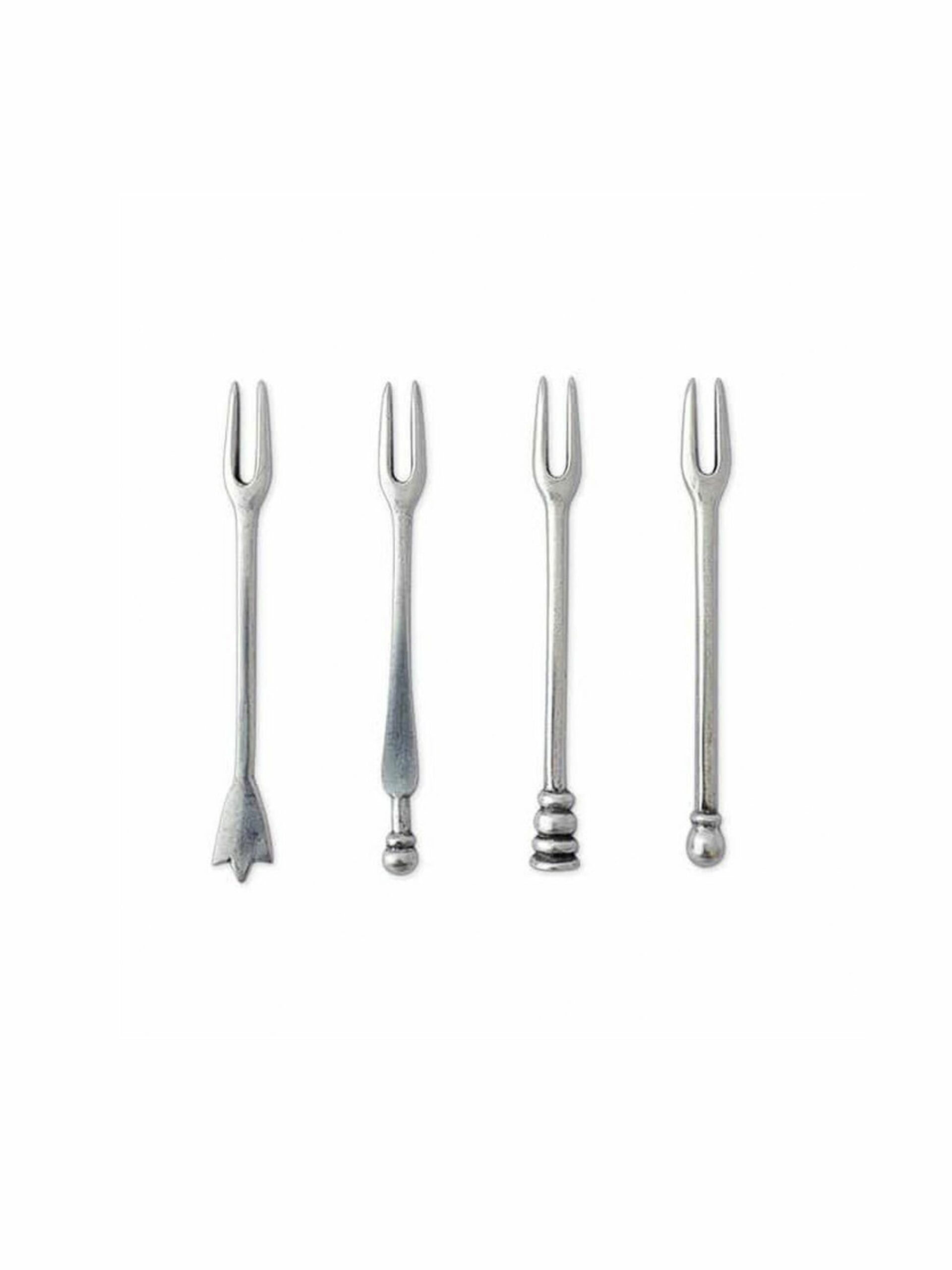 MATCH Pewter Assorted Olive Cocktail Forks