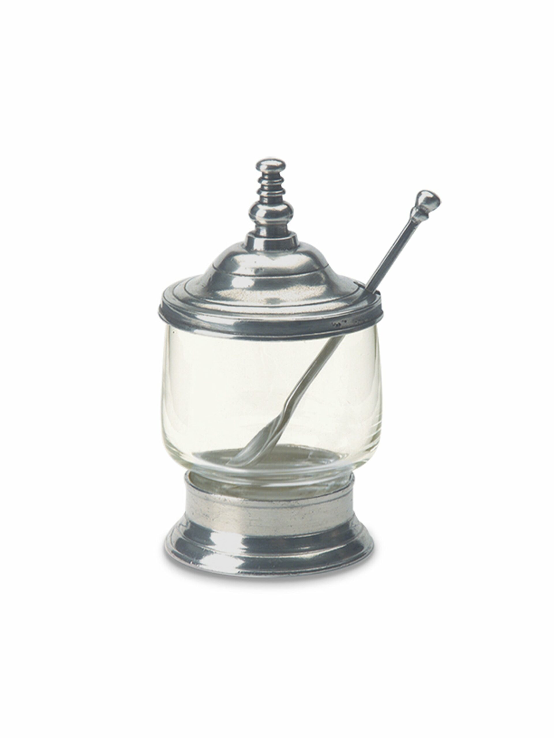 MATCH Pewter Condiment Jar with Spoon