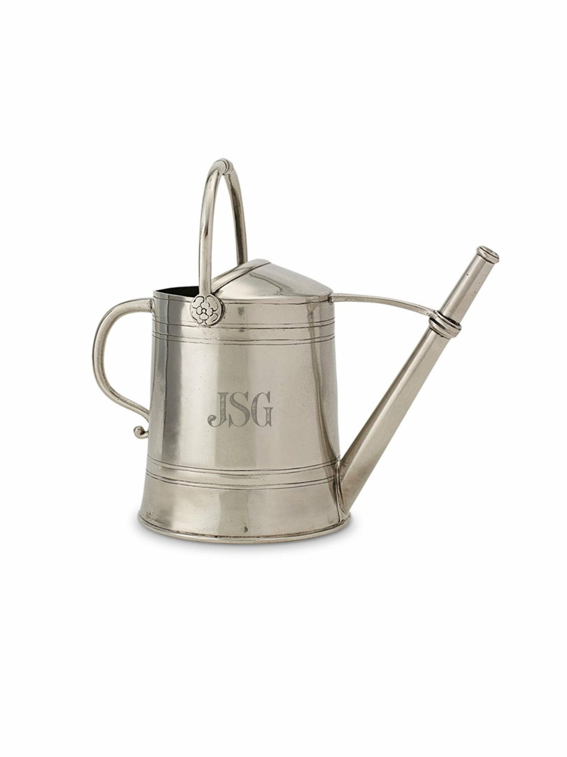 MATCH Pewter Custom Engraved Watering Can