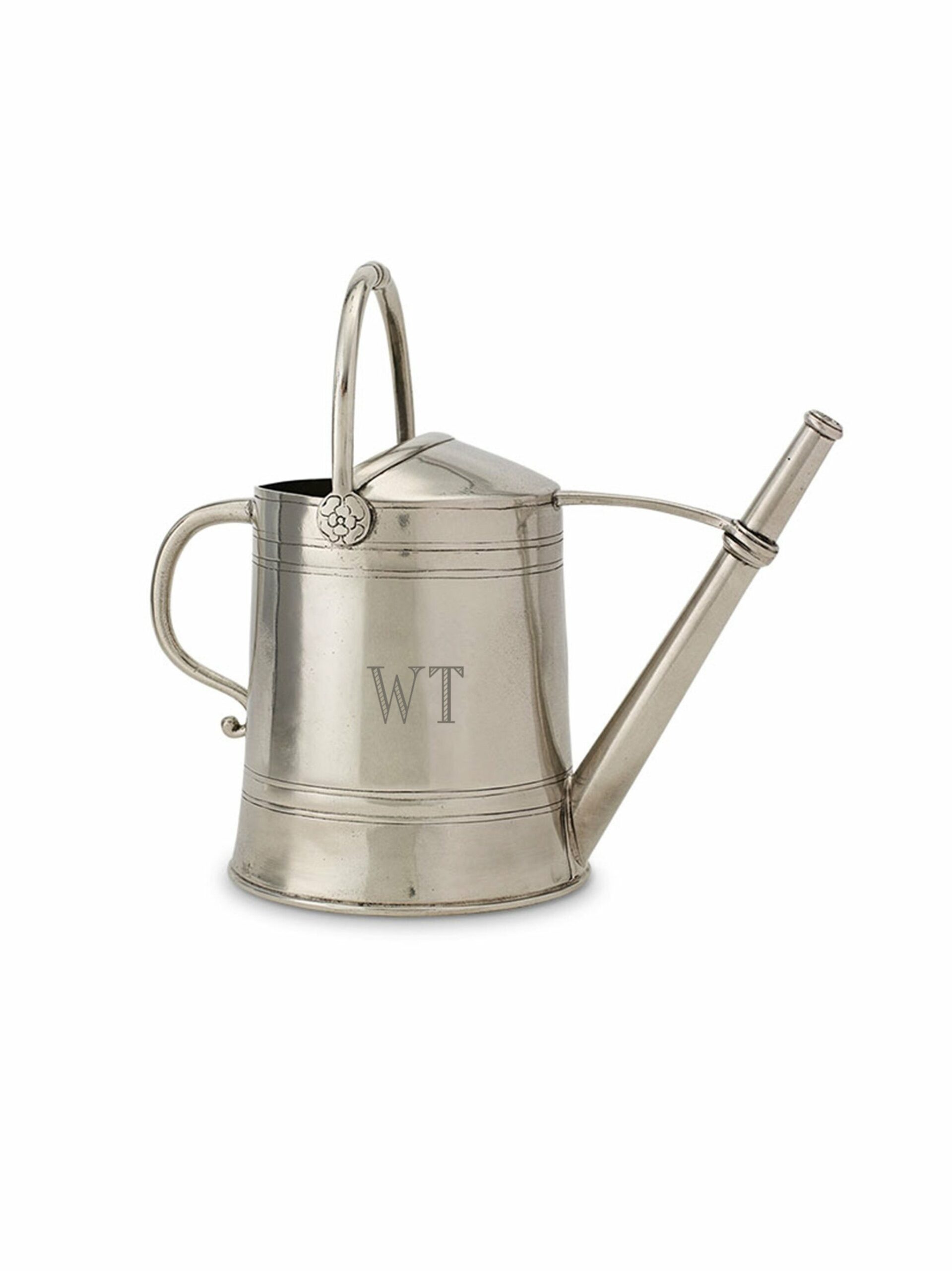 MATCH Pewter Custom Engraved Watering Can