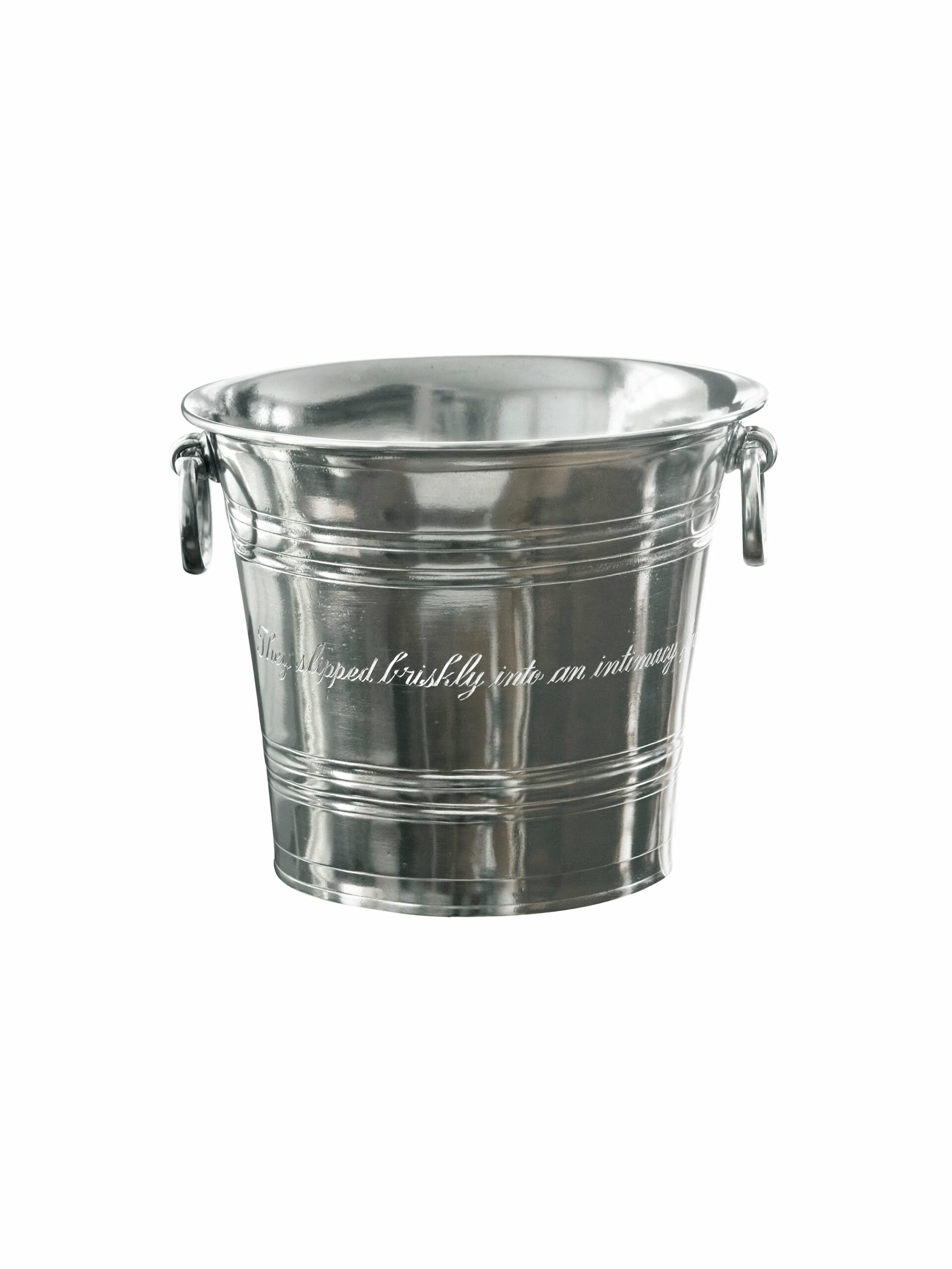 MATCH Pewter F. Scott Fitzgerald Quote Engraved Champagne Bucket