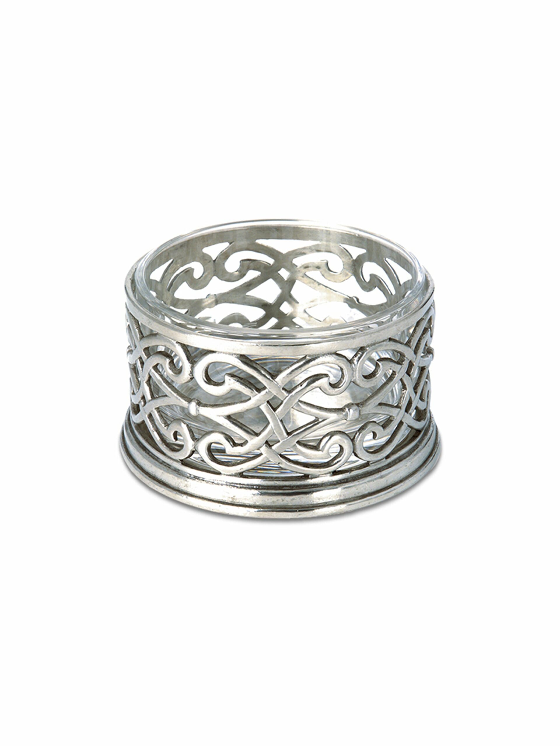 MATCH Pewter Cutwork Bottle Coaster