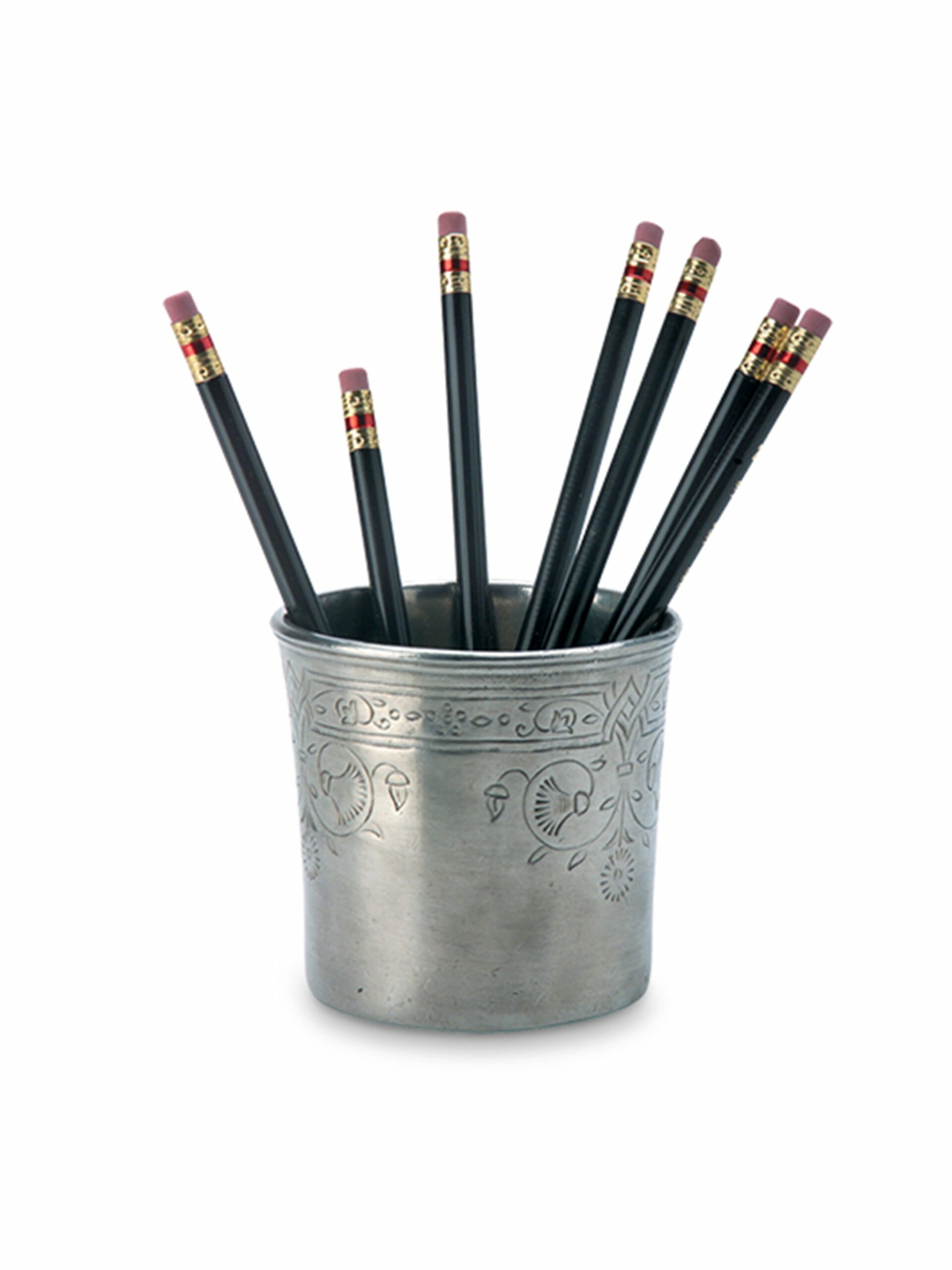 MATCH Pewter Engraved Pencil Cup