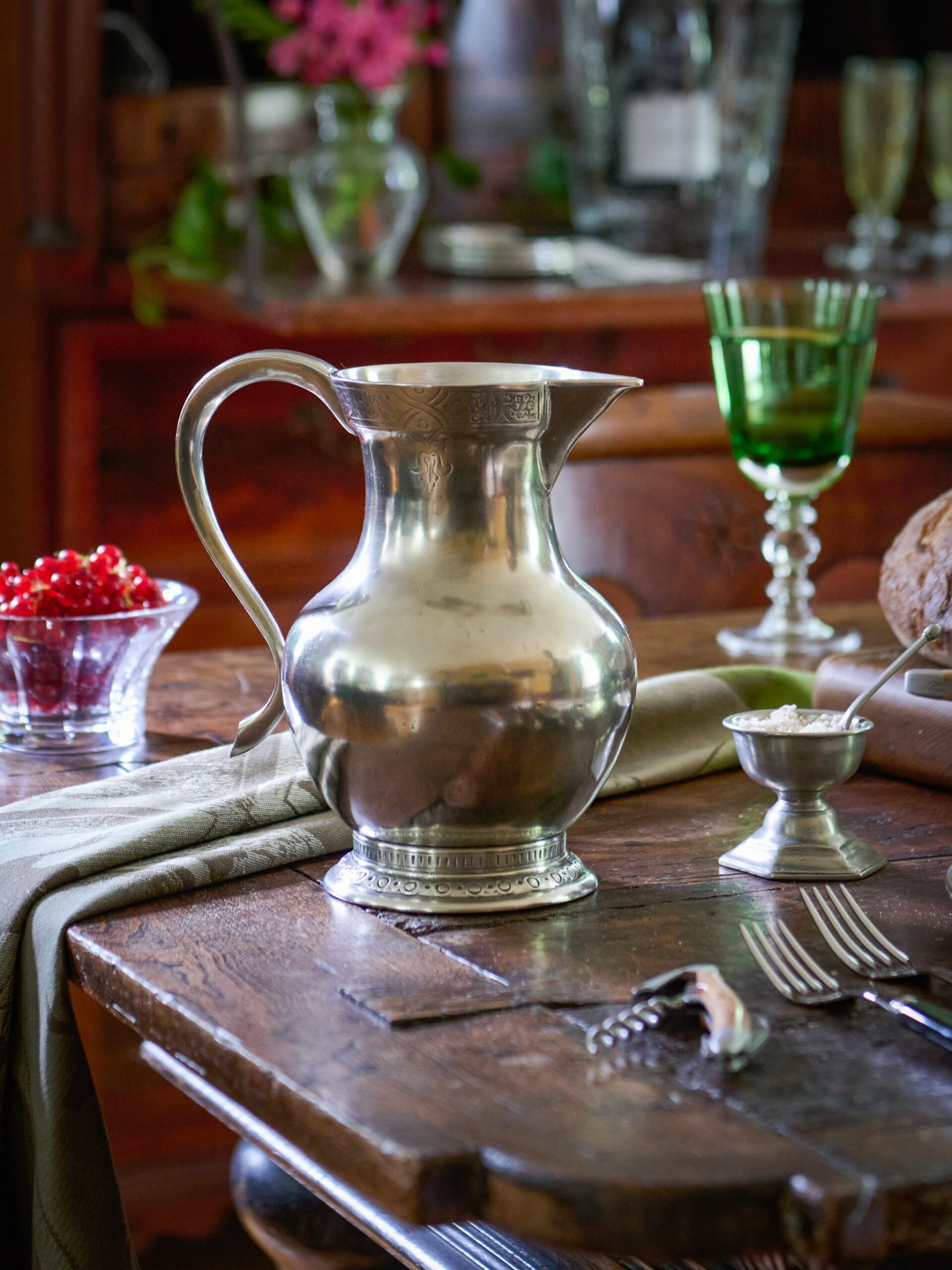 MATCH Pewter Engraved Pitcher