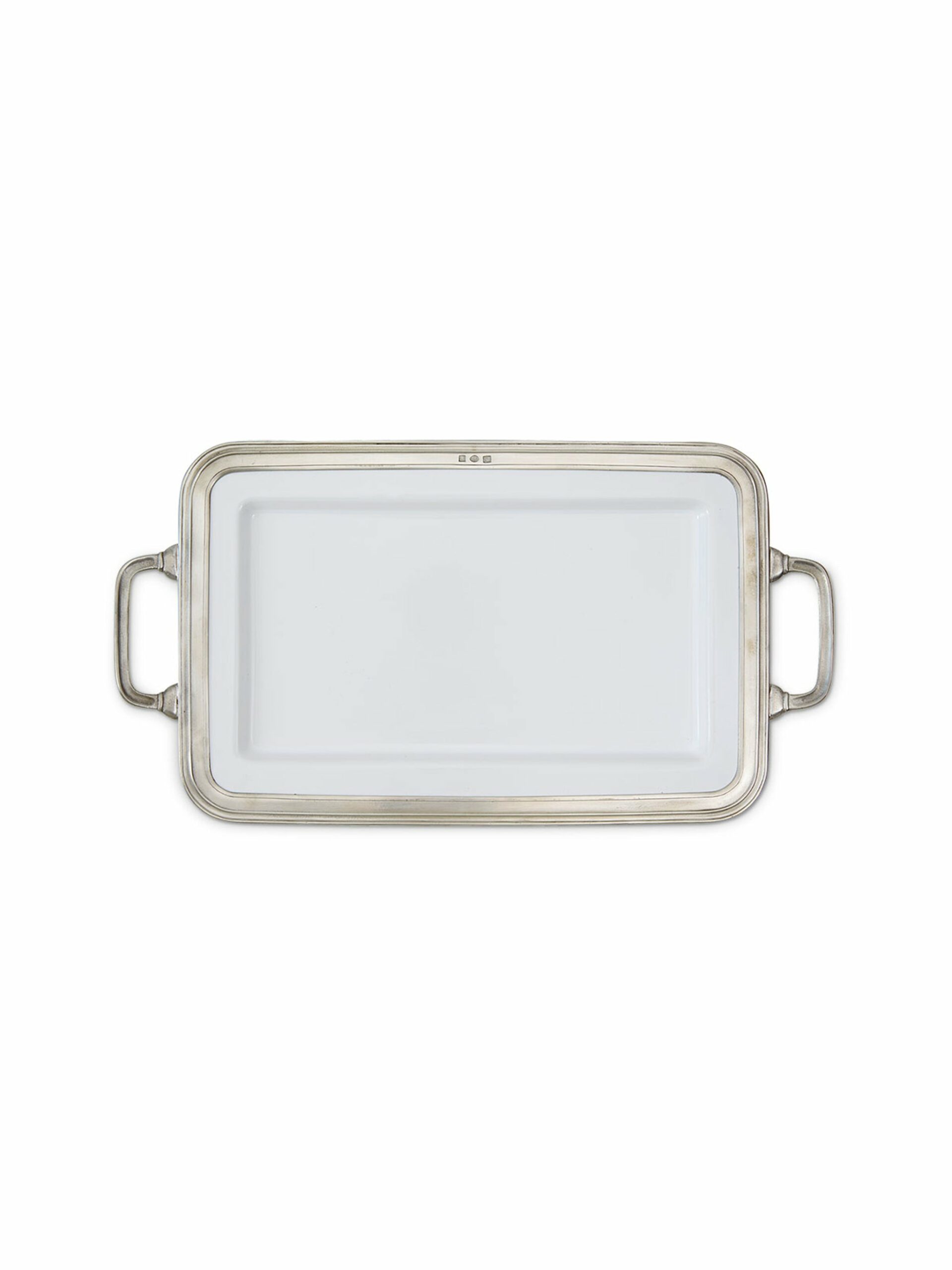 MATCH Pewter Gianna Rectangular Platter with Handles